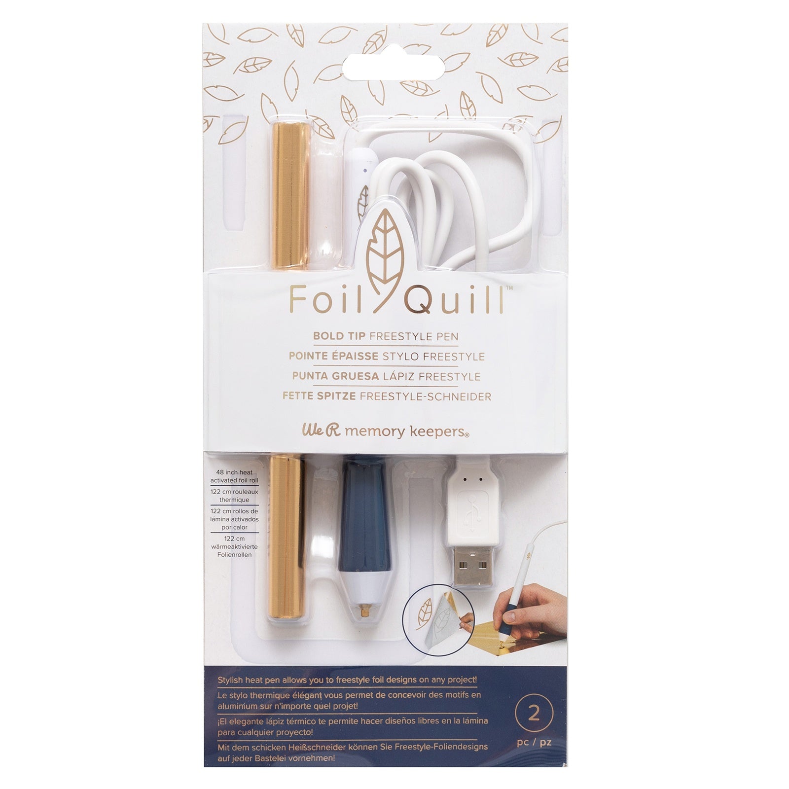 We R Makers Foil Quill Bold Tip Freestyle Pen