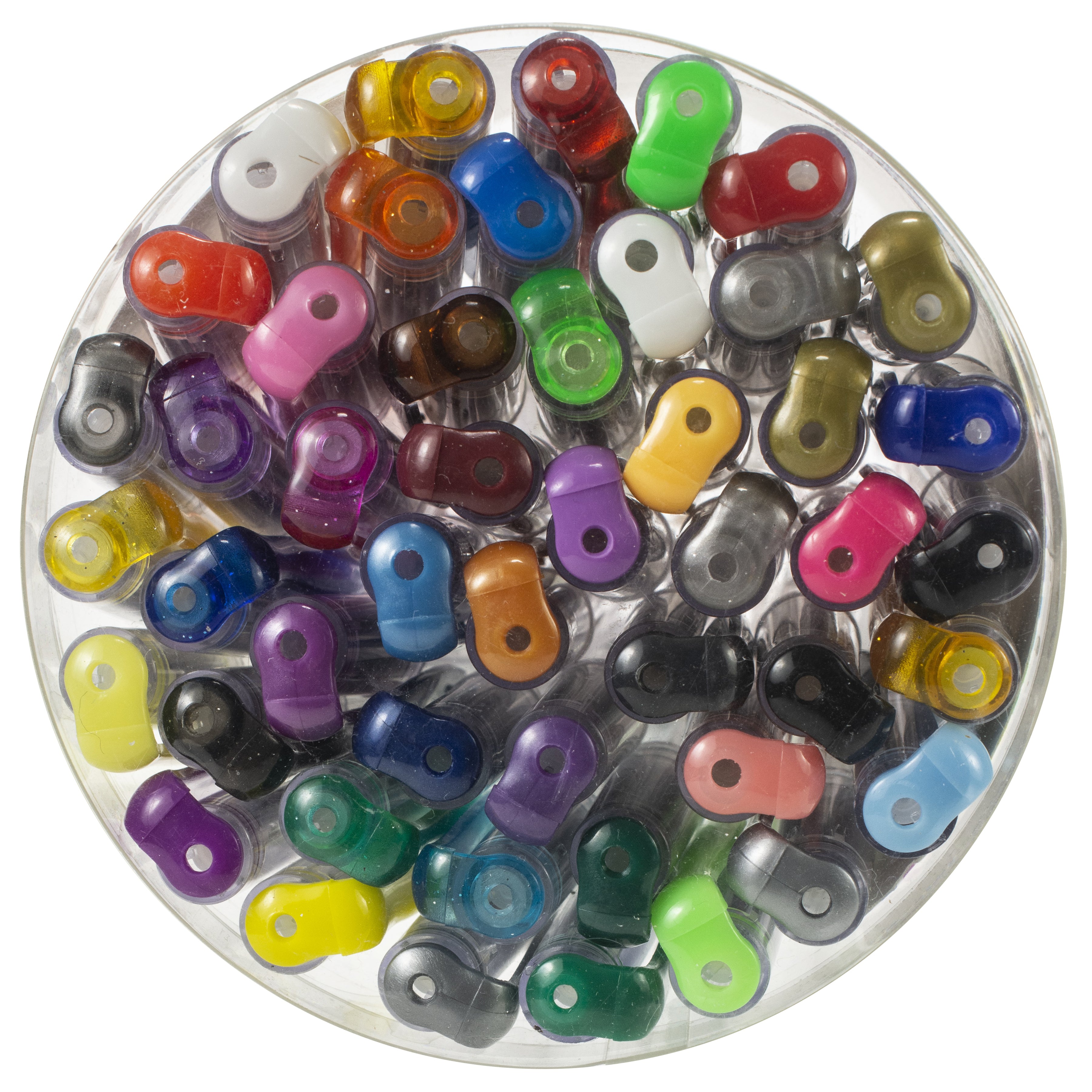 AC Office Gel Pens Tube - Rainbow Stripe, 48 Pack