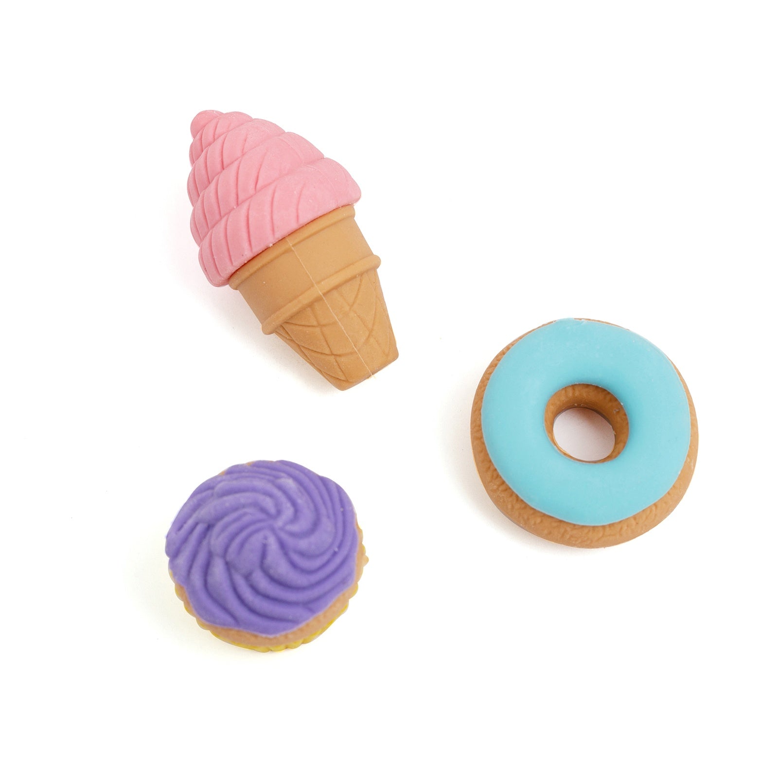 AC Office 3D Erasers - Dessert, 9 pack