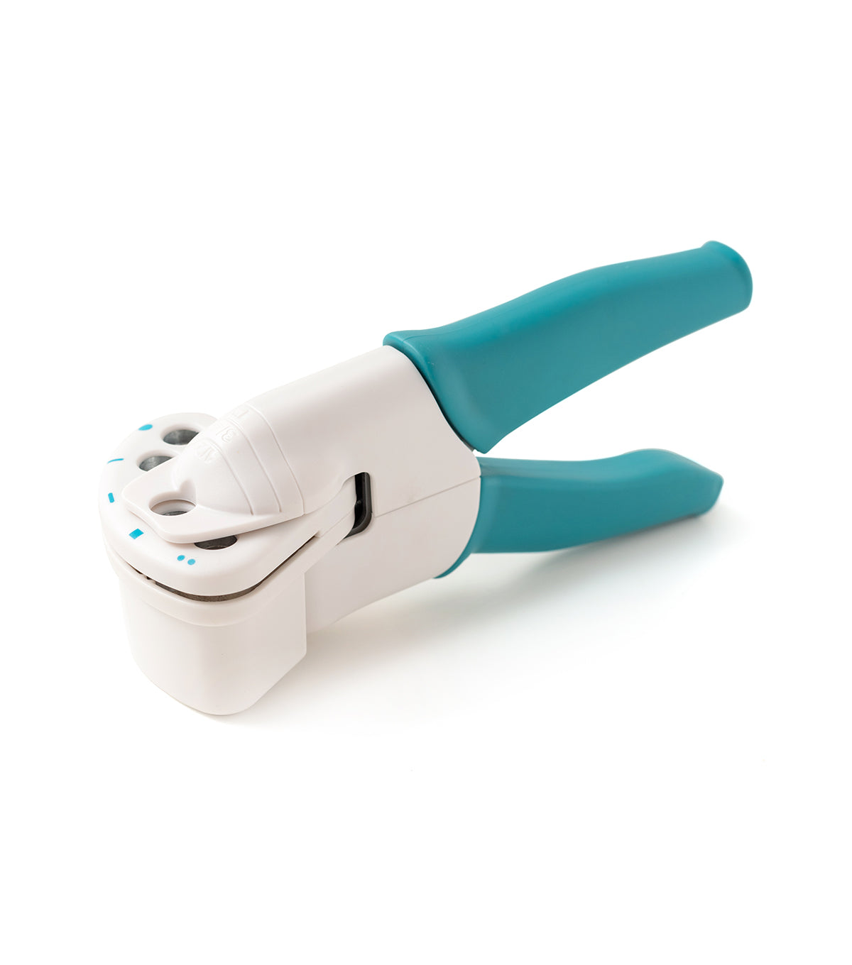 Side view of We R Makers Crop-A-Dile Functional Multi Hole Power Punch