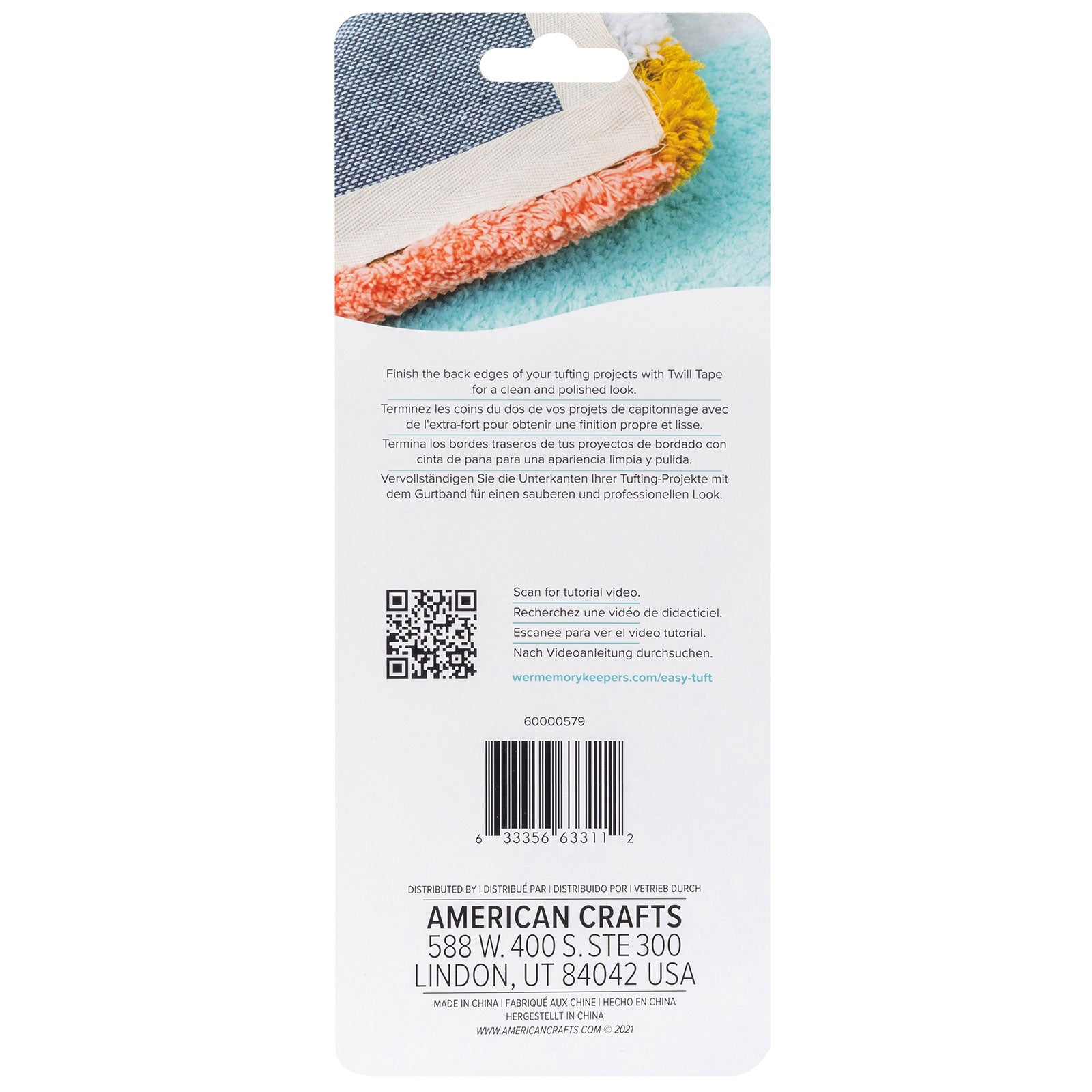 We R Makers Easy Tuft Twill Tape 2.8yd