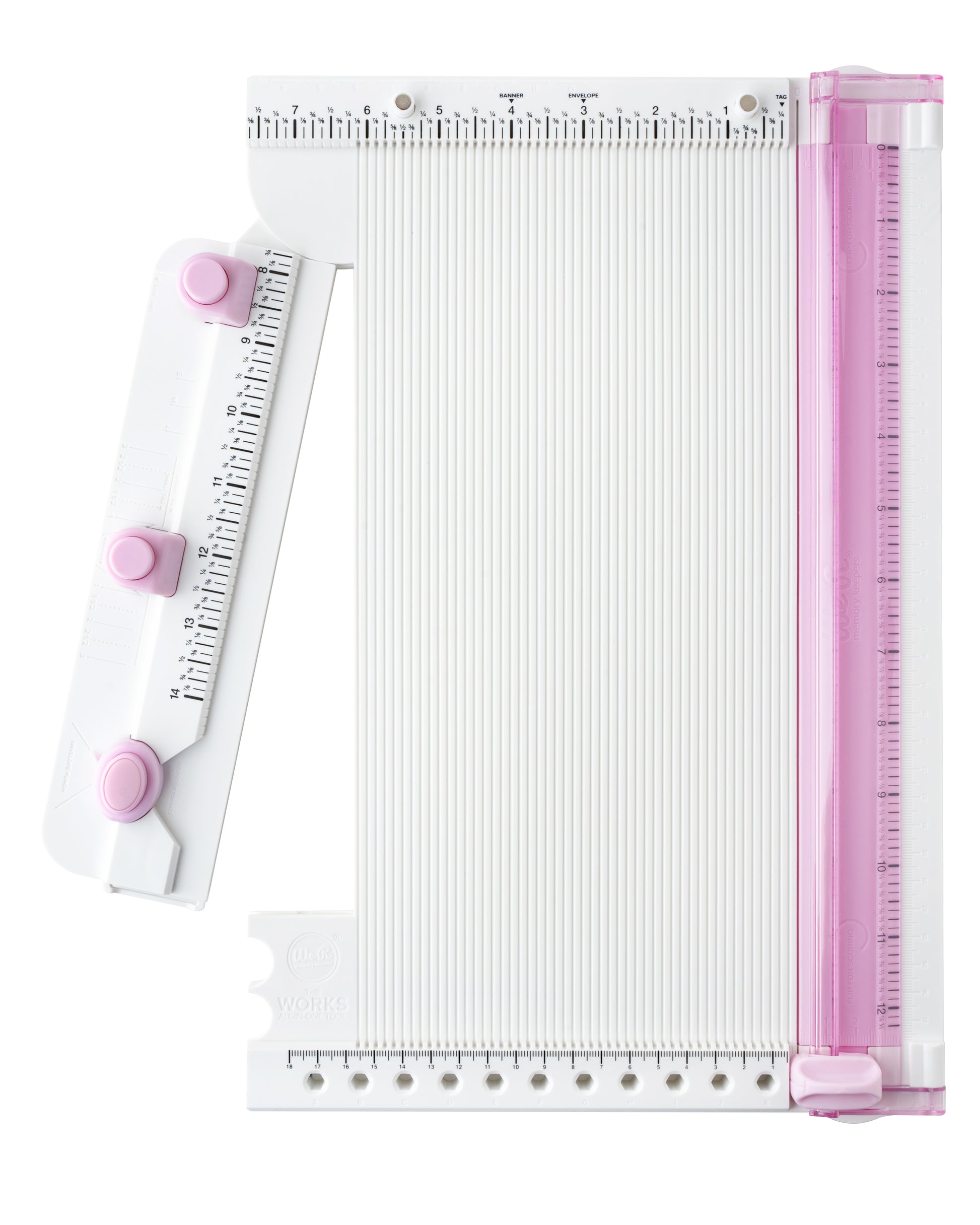 Front view of We R Makers All In One Scrapbooking Tool