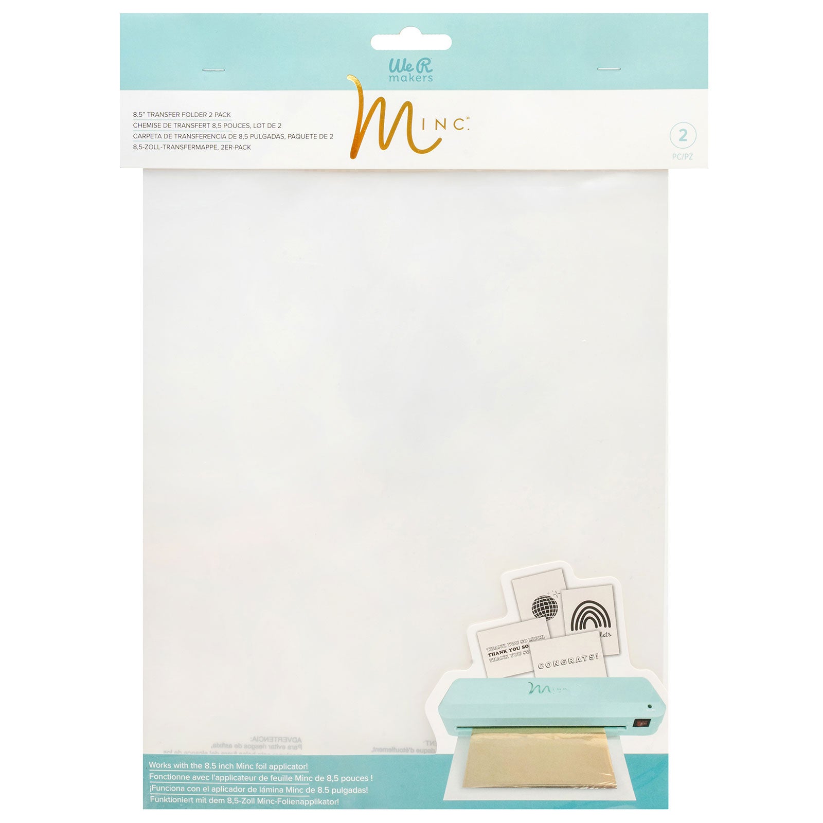 We R Makers Minc 8.5" Transfer Folders - 2 Pack