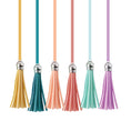 Load image into Gallery viewer, We R Makers Thermal Cinch Rainbow Tassel Bookmarks - 6 Pack
