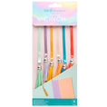 Load image into Gallery viewer, Front of packaging for We R Makers Thermal Cinch Rainbow Tassel Bookmarks - 6 Pack
