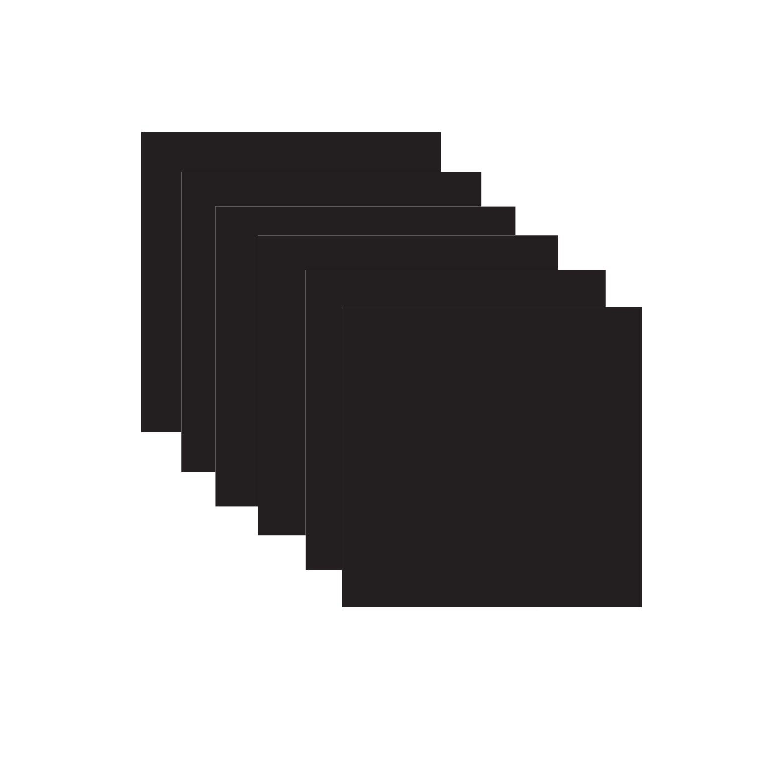 We R Makers 6x6" Minc Toner Sheets - 6 Pack