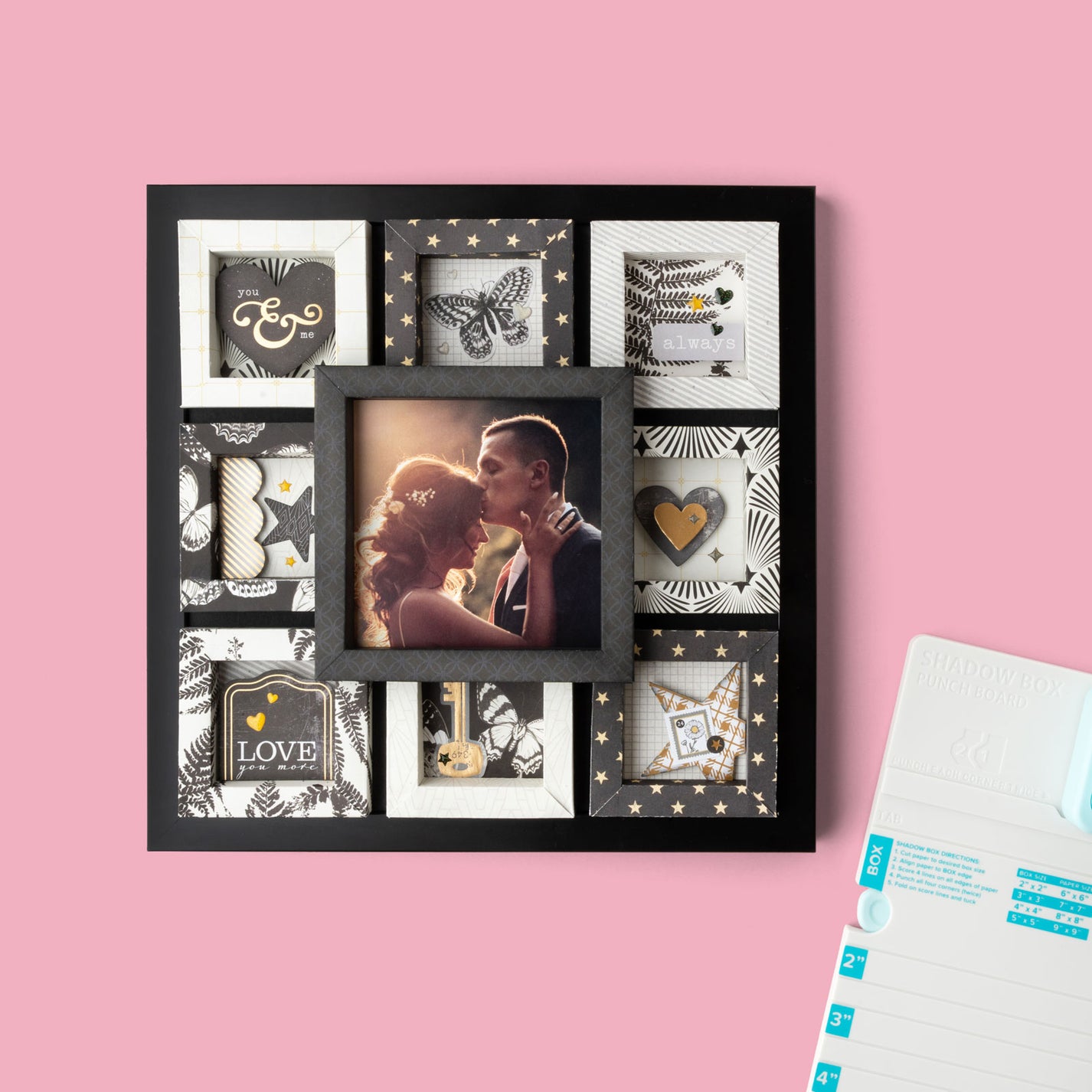 We R Makers Shadow Box Punch Board – American Crafts