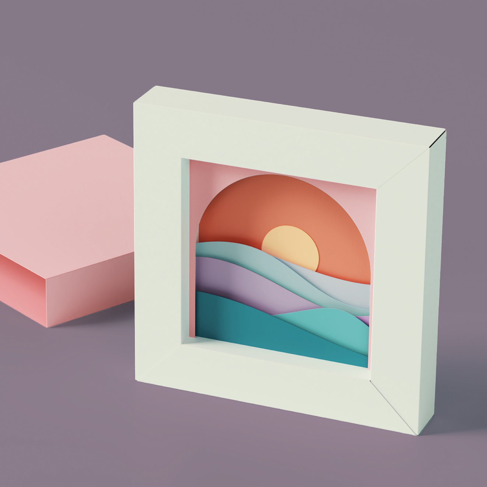 We R Makers Shadow Box Punch Board