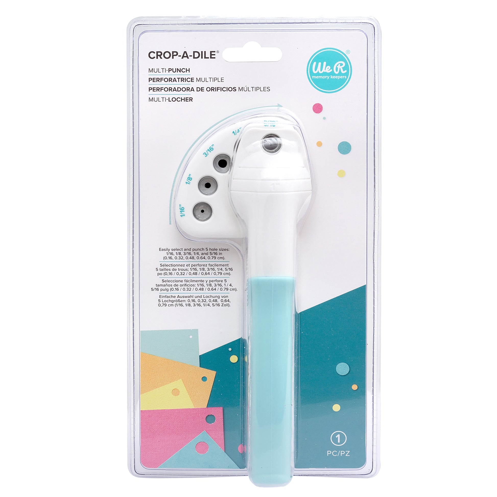 We R Makers Crop-A-Dile Multi Hole Power Punch