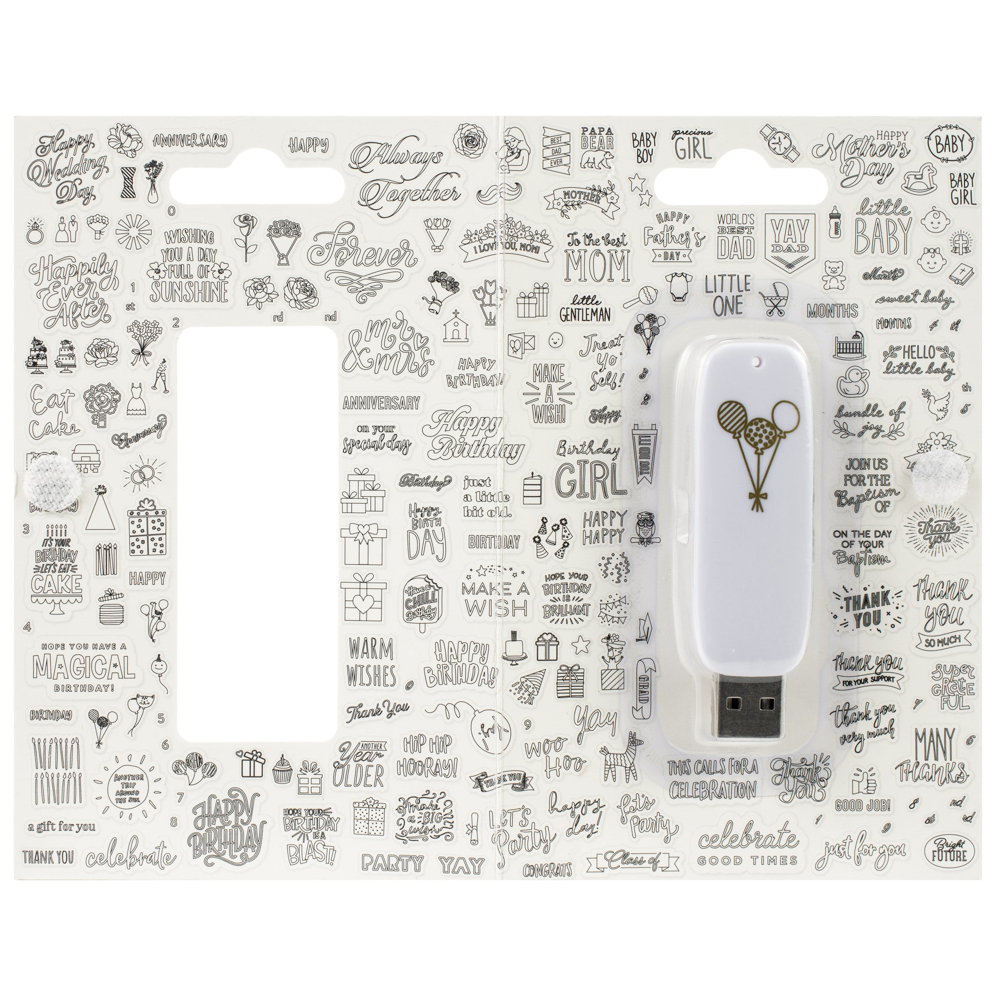 We R Makers Foil Quill USB Artwork Drive - Celebration