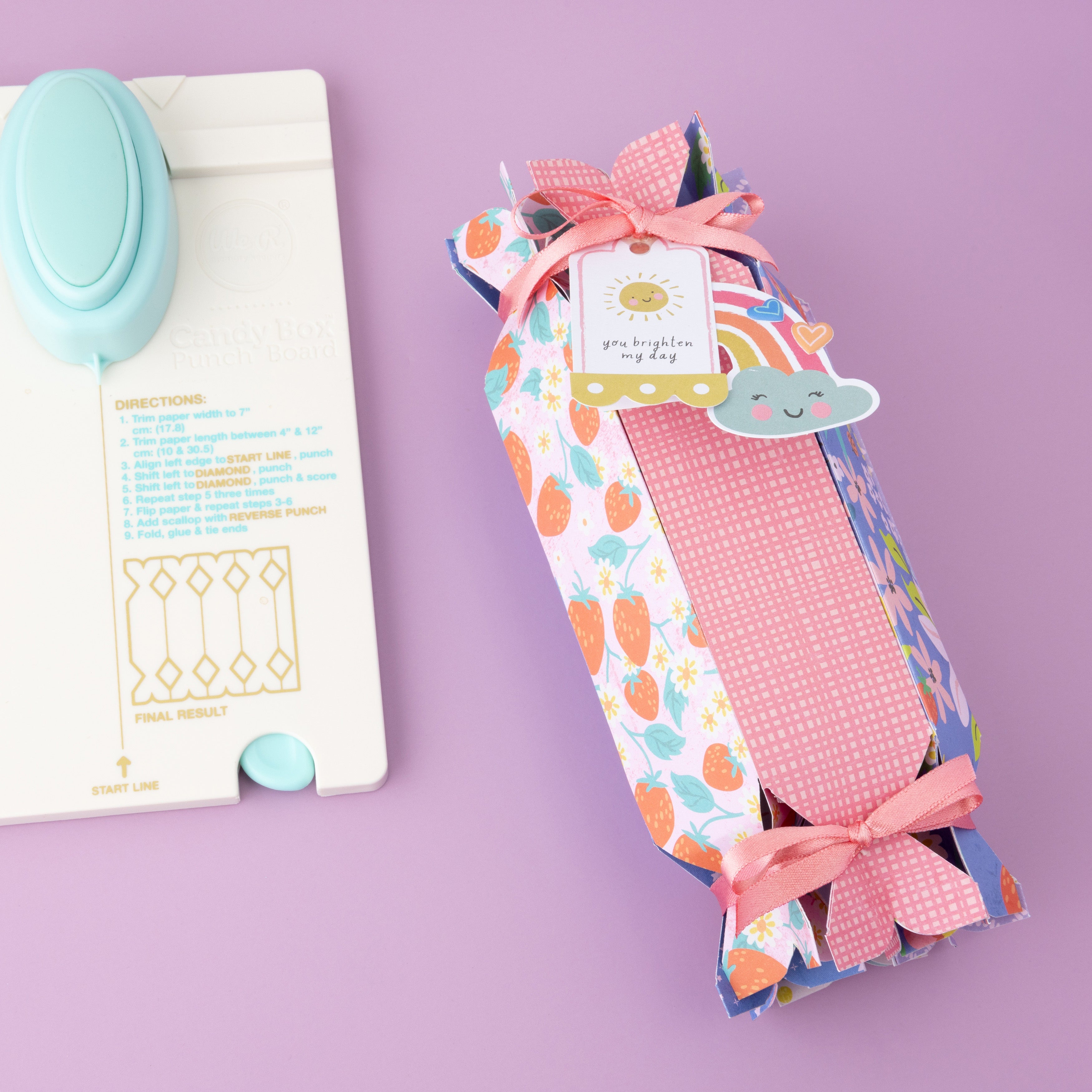 We R Makers Punch Board-Candy Box