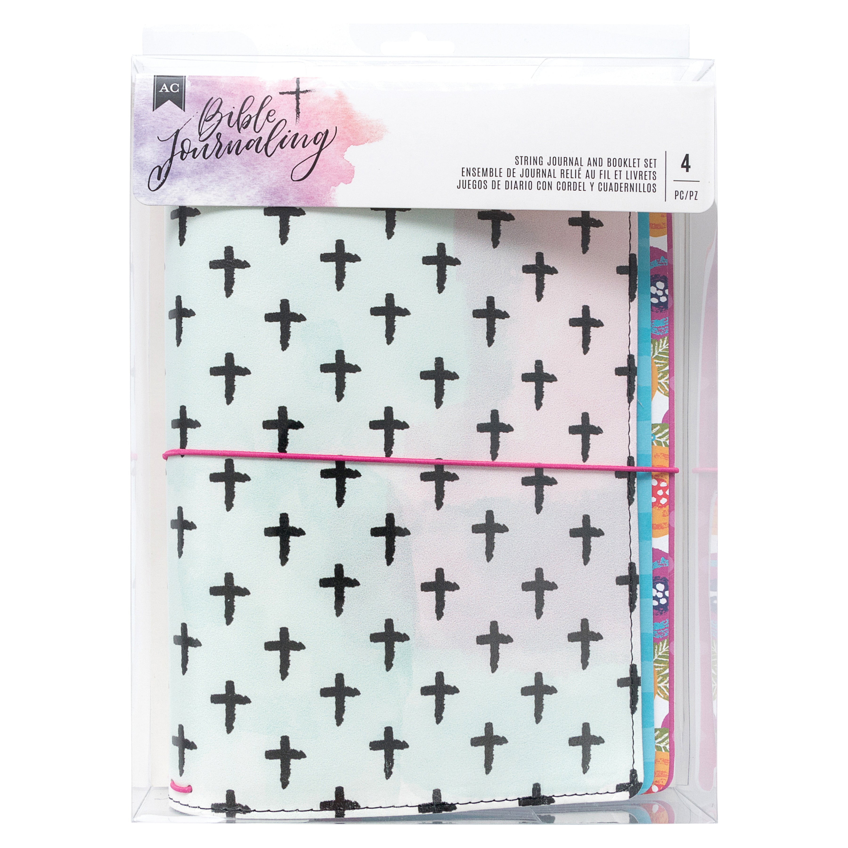 American Crafts Bible Journaling String Journal - Cross