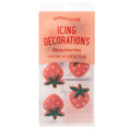 Load image into Gallery viewer, Front of packaging for Sweetshop Strawberry Icing Decorations
