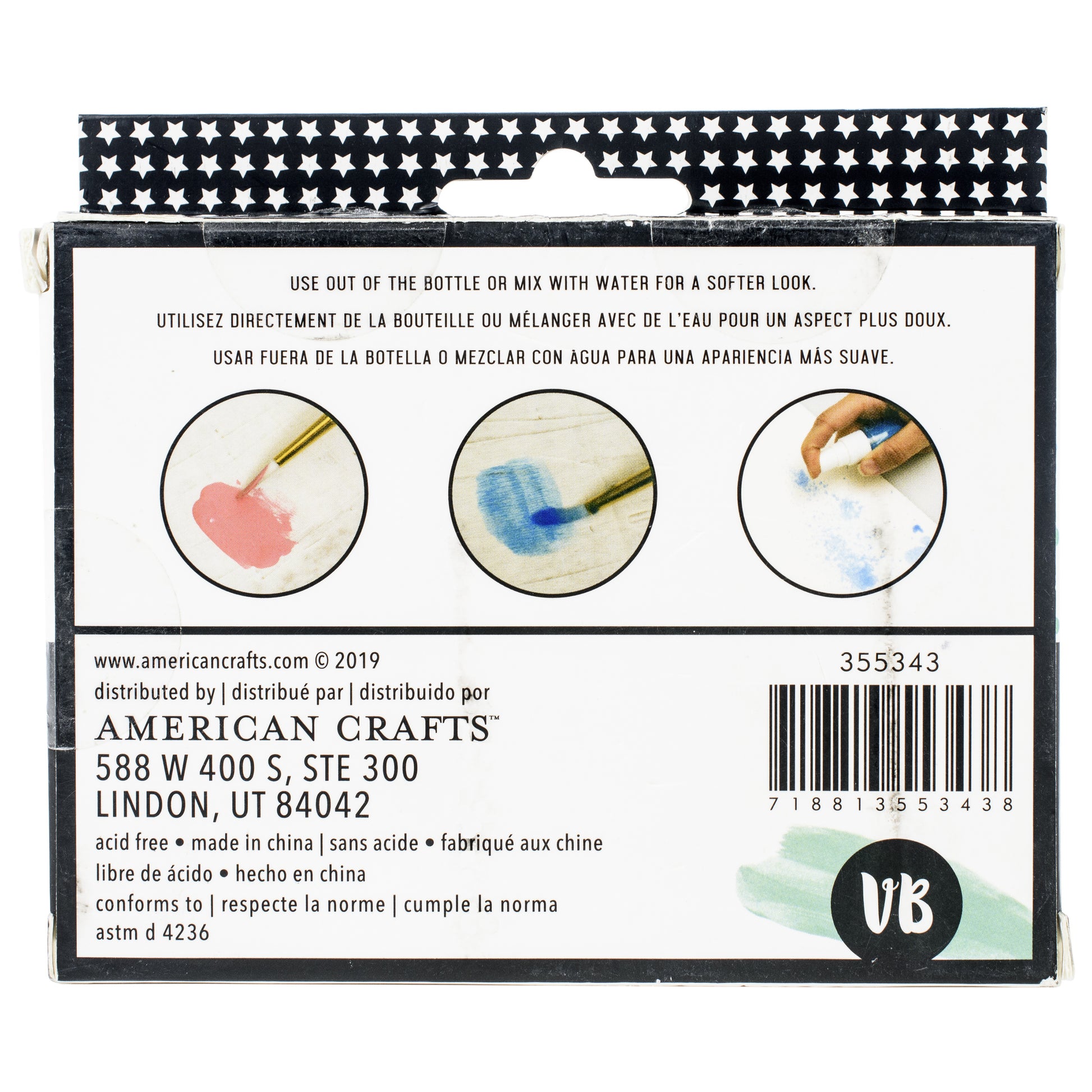 Vicki Boutin Mixed Media Color Pop Acrylic Paint - Metallics