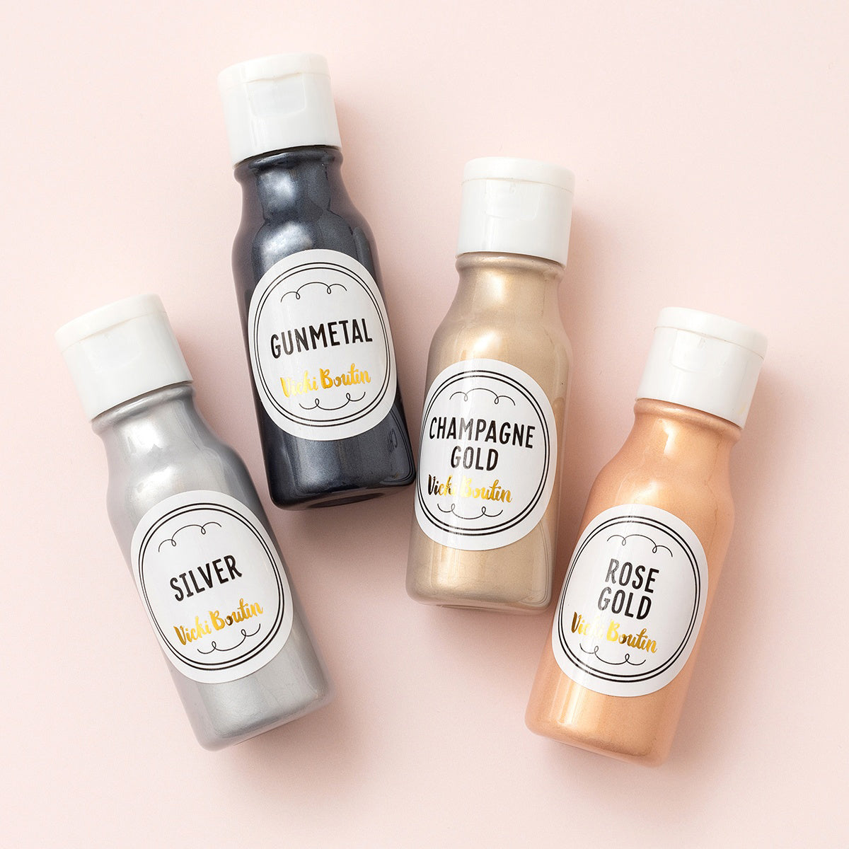 Vicki Boutin Mixed Media Color Pop Acrylic Paint - Metallics