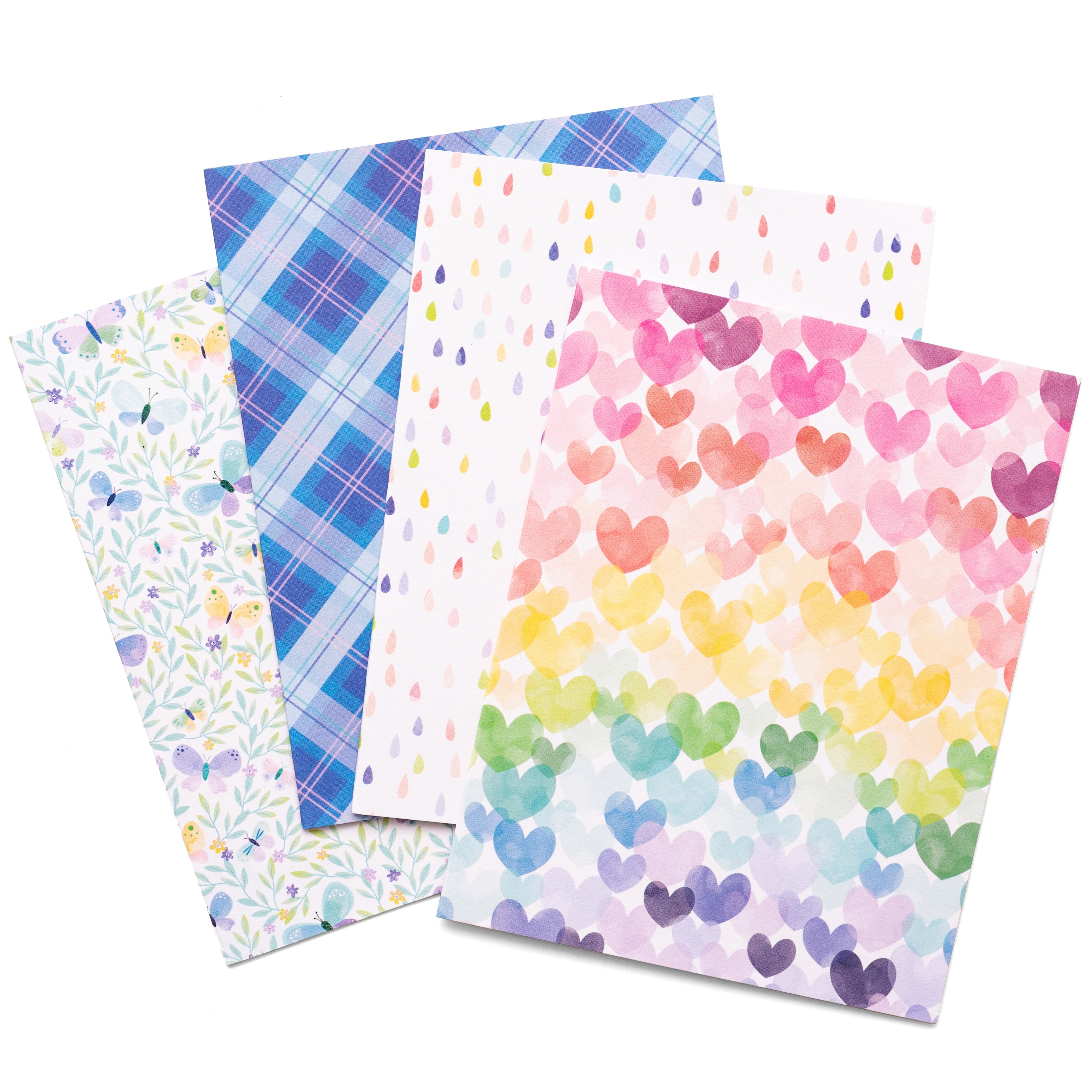 Pink Paislee A2 Cards with Envelopes - Paige Evans Bloom Street, 40 pack