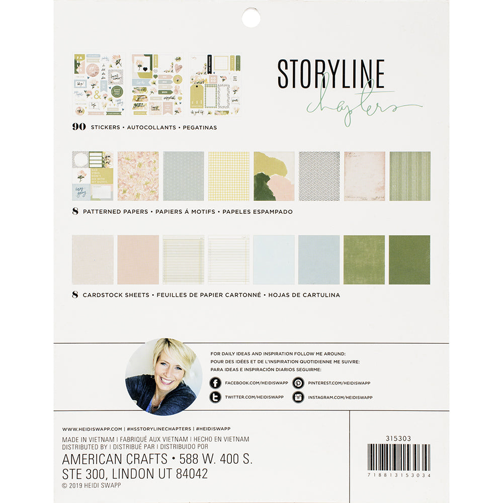 Heidi Swapp Storyline Chapters The Planner 7.5x9.5" Project Pad