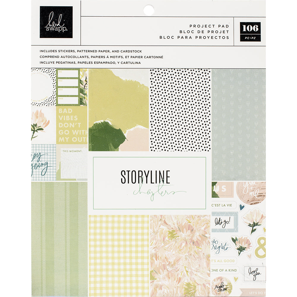 Heidi Swapp Storyline Chapters Project Pad 7.5x9.5" - The Planner