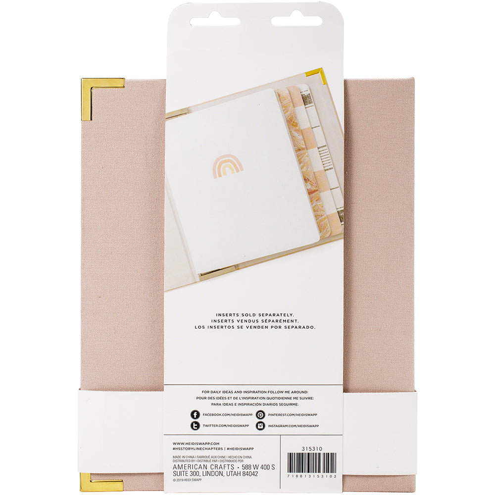 Heidi Swapp Storyline Chapters Album 8"X10" - Blush