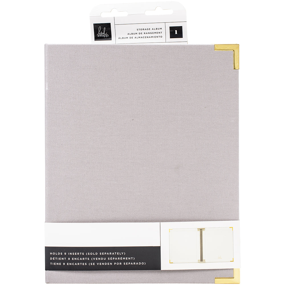 Heidi Swapp Storyline Chapters Album 8"X10"-Gray