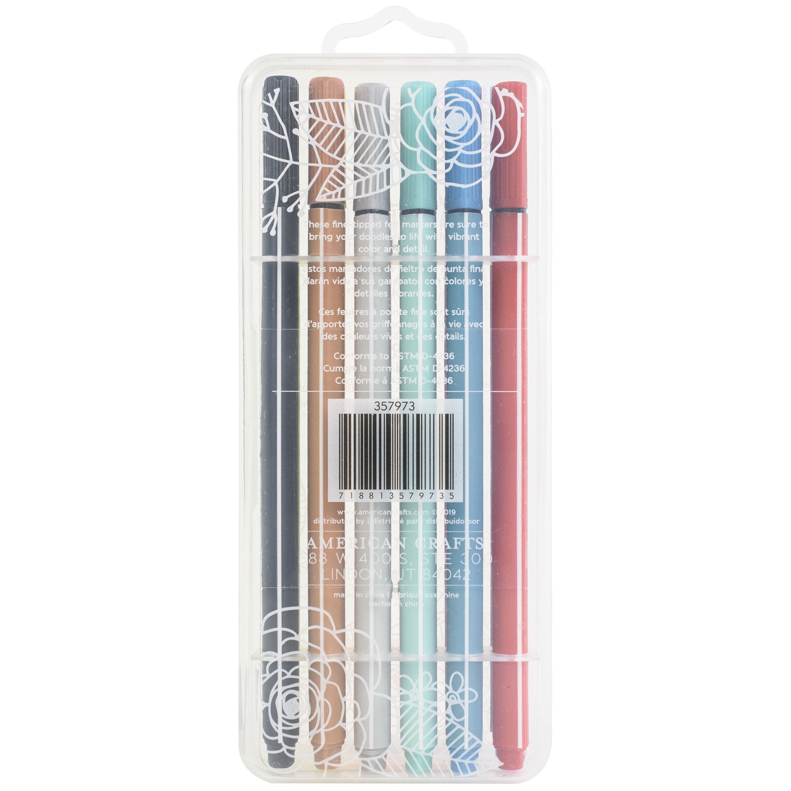 Detail Doodlers Fine-Tipped Felt Markers Set