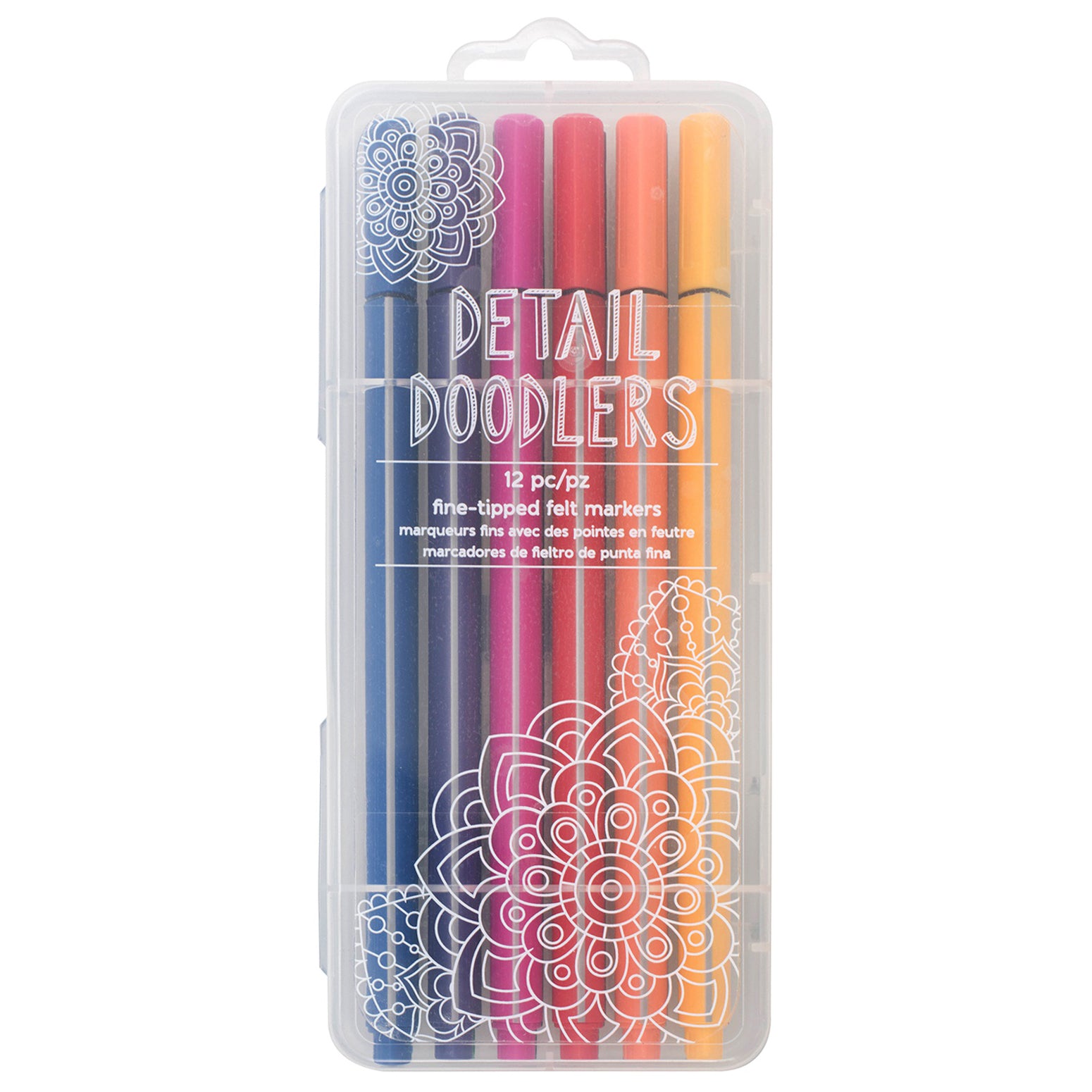 Detail Doodlers Fine-Tipped Felt Markers Set