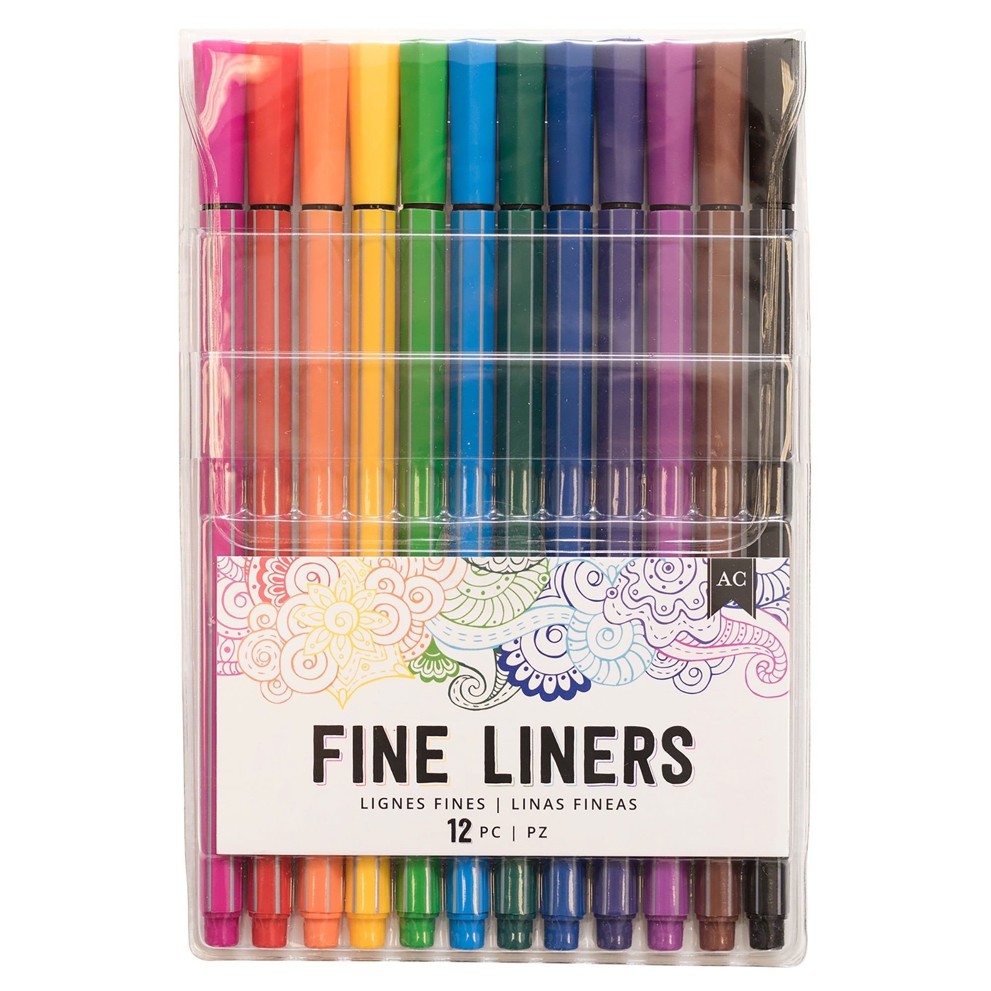 American Crafts Markers - Fine Liners, 12 pack