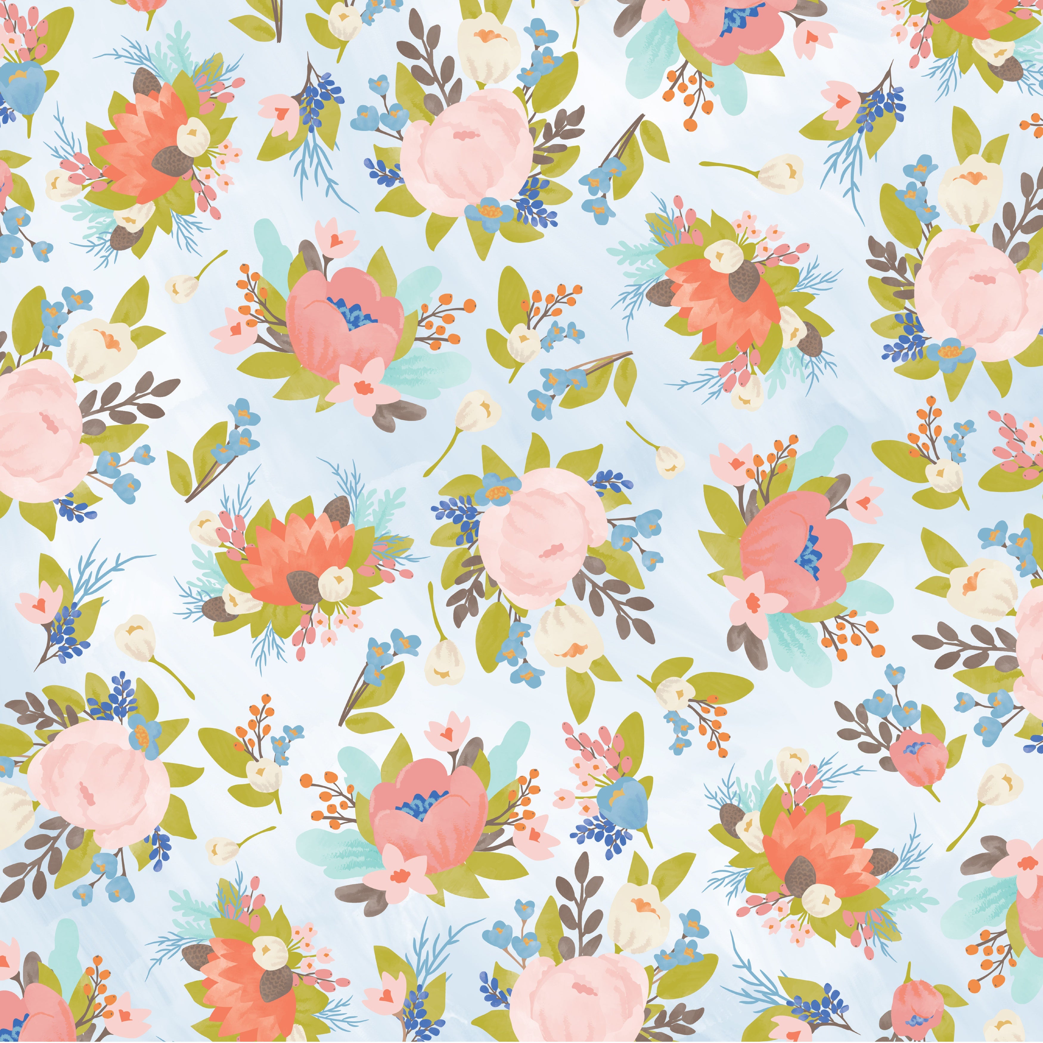 American Crafts Single-Sided 12x12" Patterned Cardstock - 25 sheets, Available in Multiple Designs