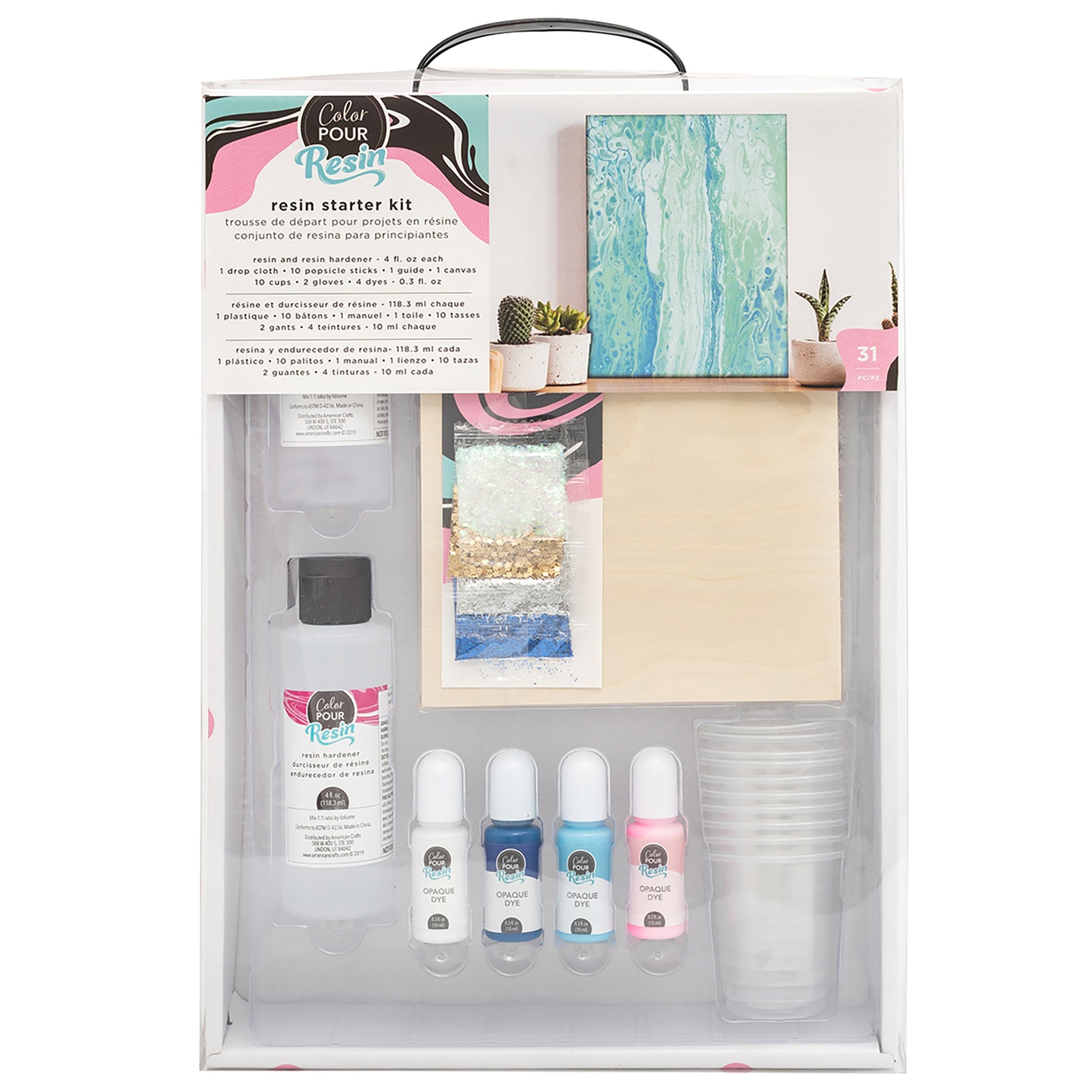 AC Color Pour Resin 32pc Starter Kit