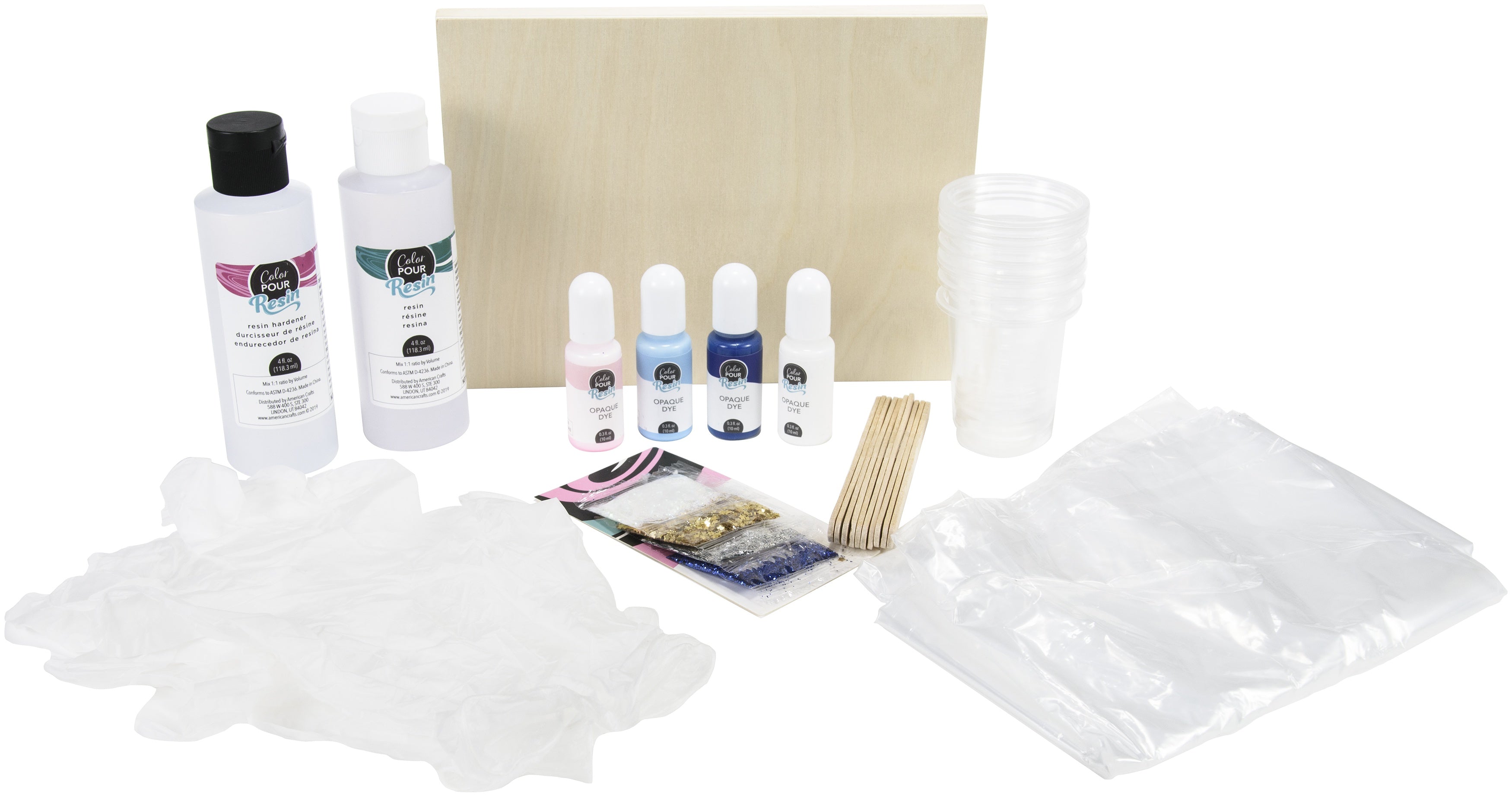 AC Color Pour Resin 32pc Starter Kit
