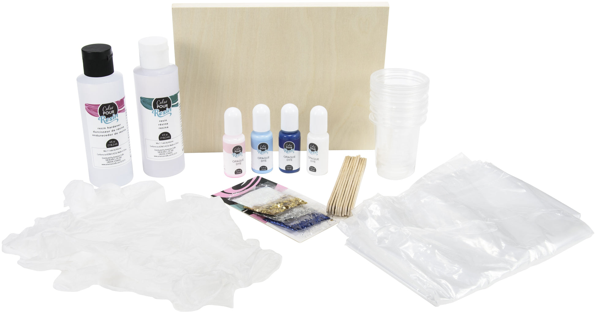 AC Color Pour Resin 32pc Starter Kit