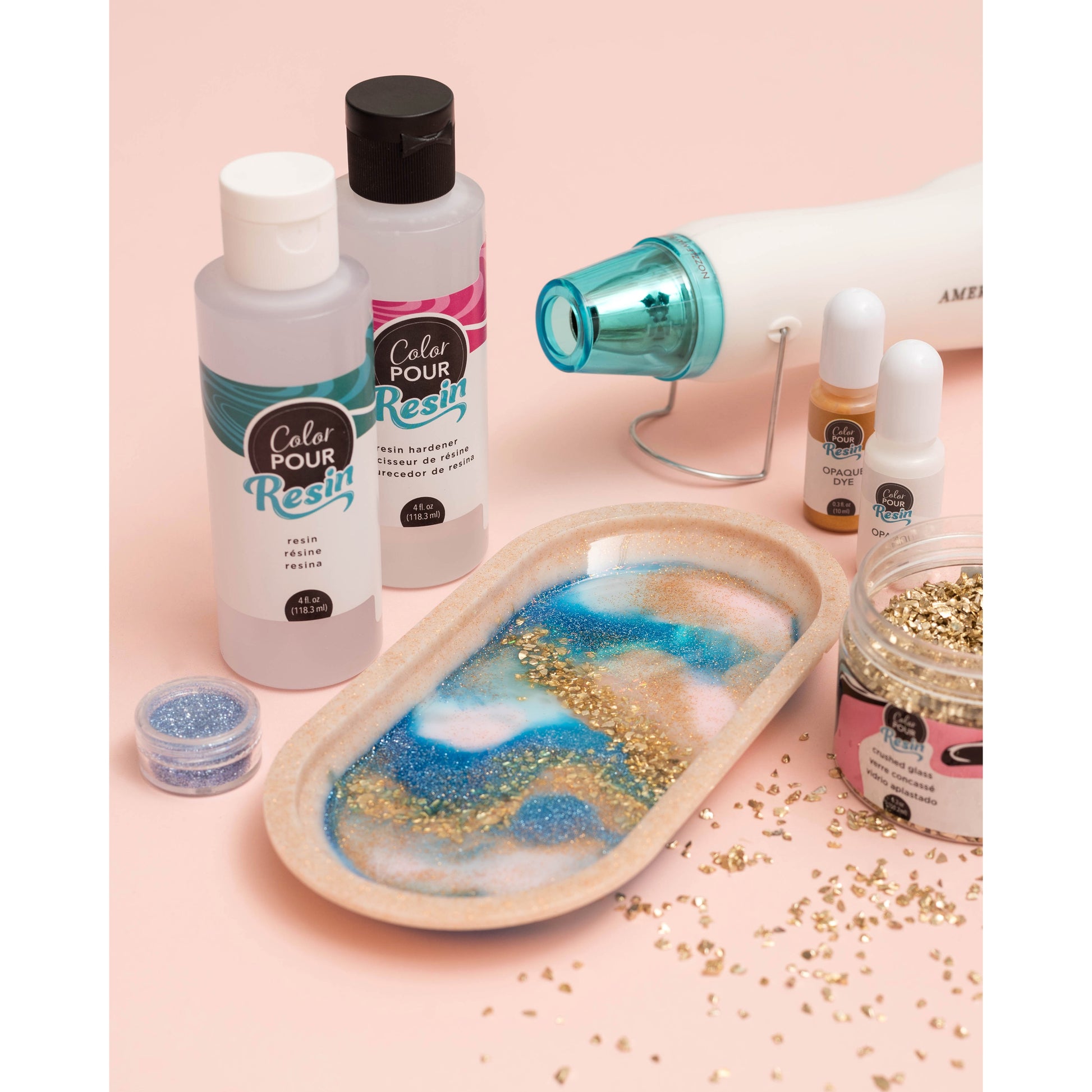 American Crafts Color Pour Resin & Hardener 2/Pkg-4oz Each