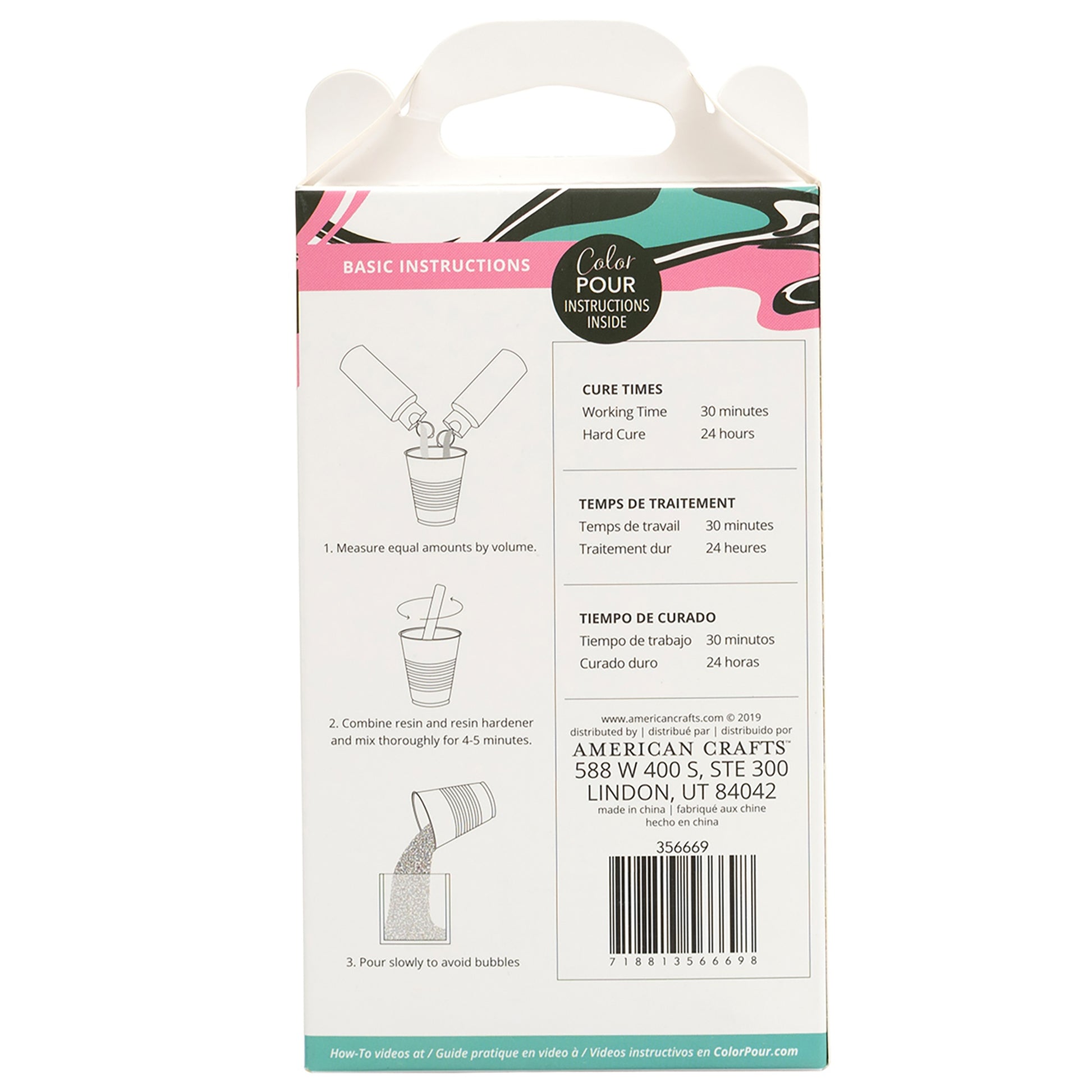 American Crafts Color Pour Resin & Hardener Sets