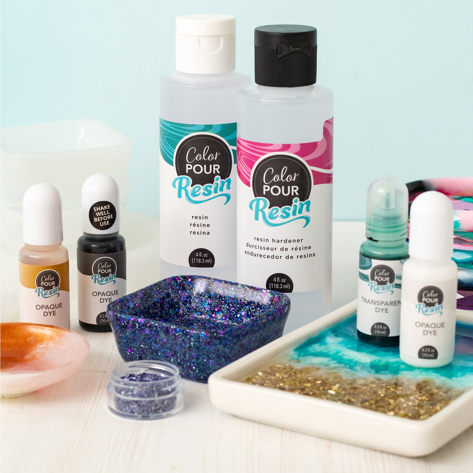 American Crafts Color Pour Resin & Hardener Sets