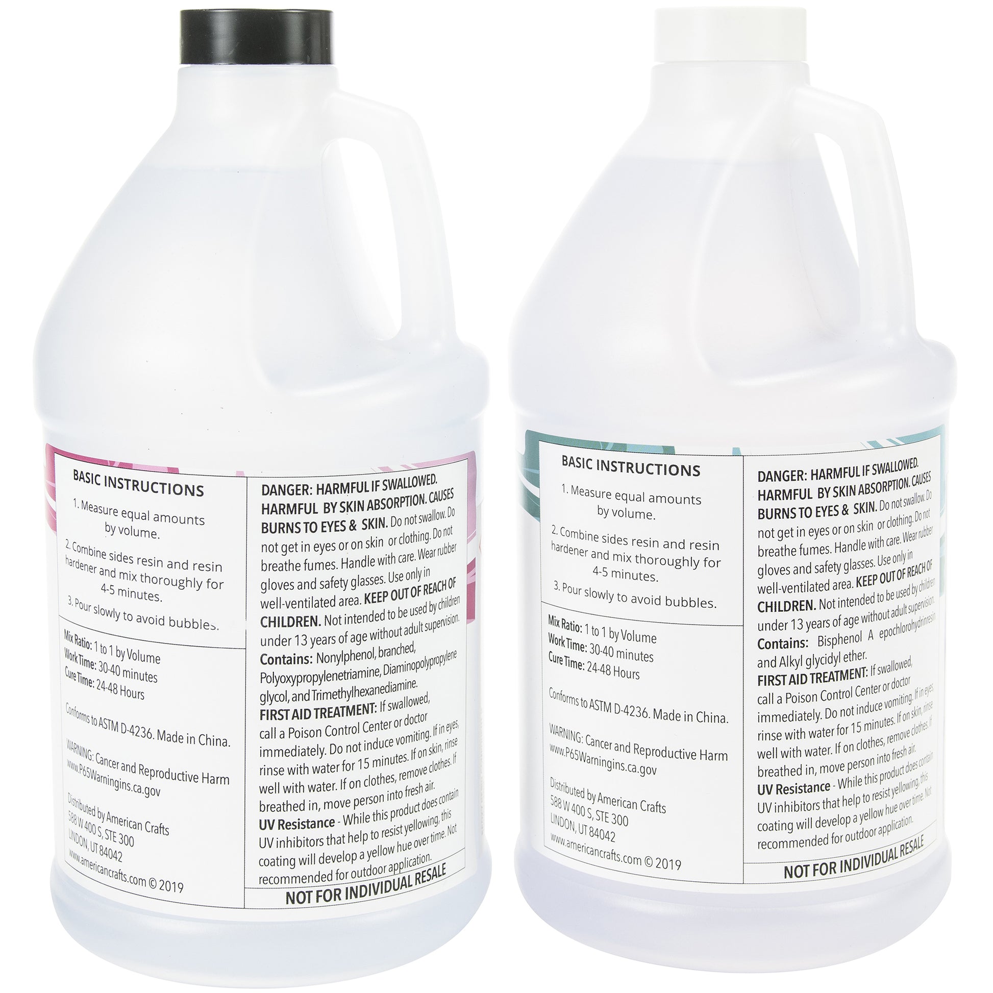 American Crafts Color Pour Resin & Hardener Sets