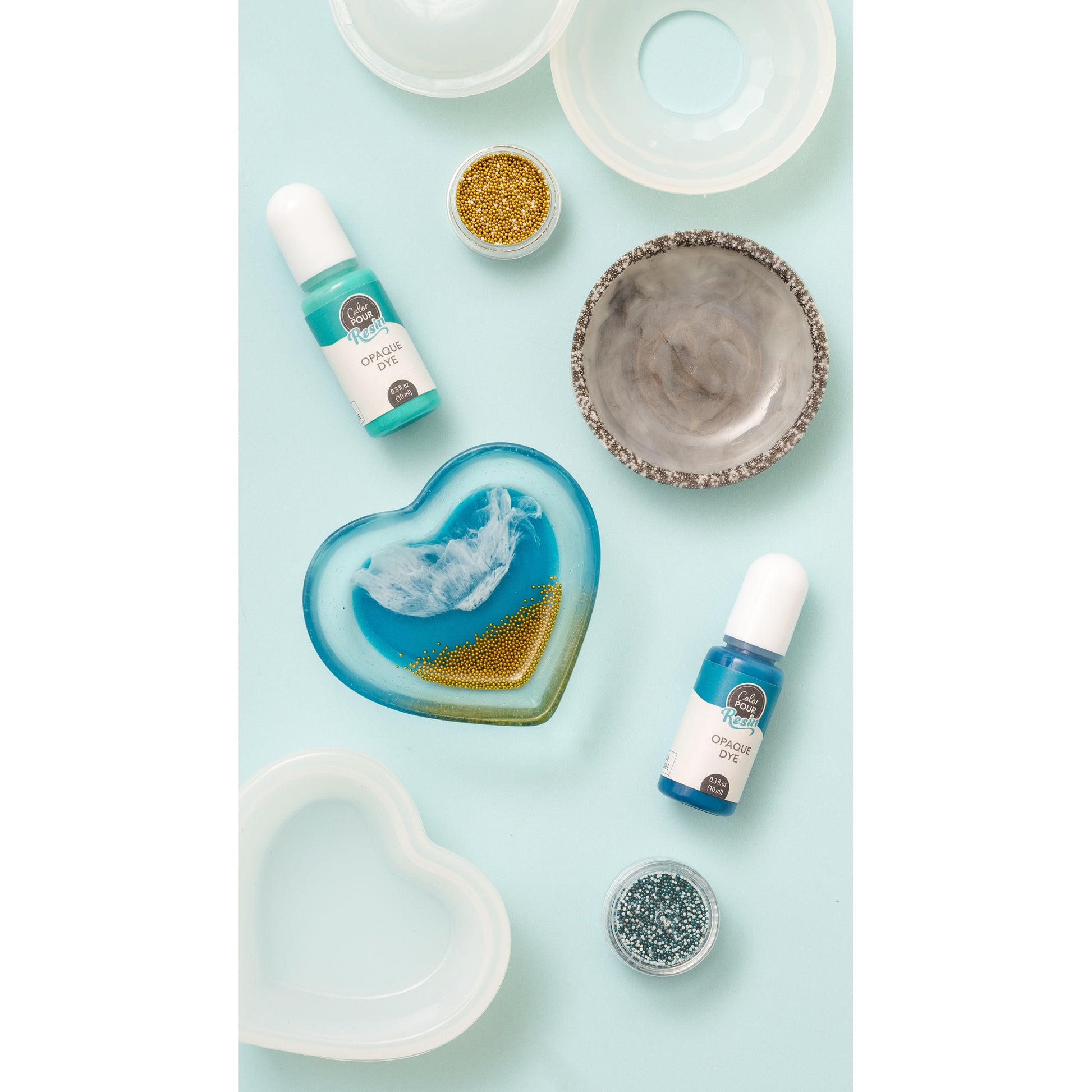 AC Color Pour Catch-All Dish Resin Mold Set