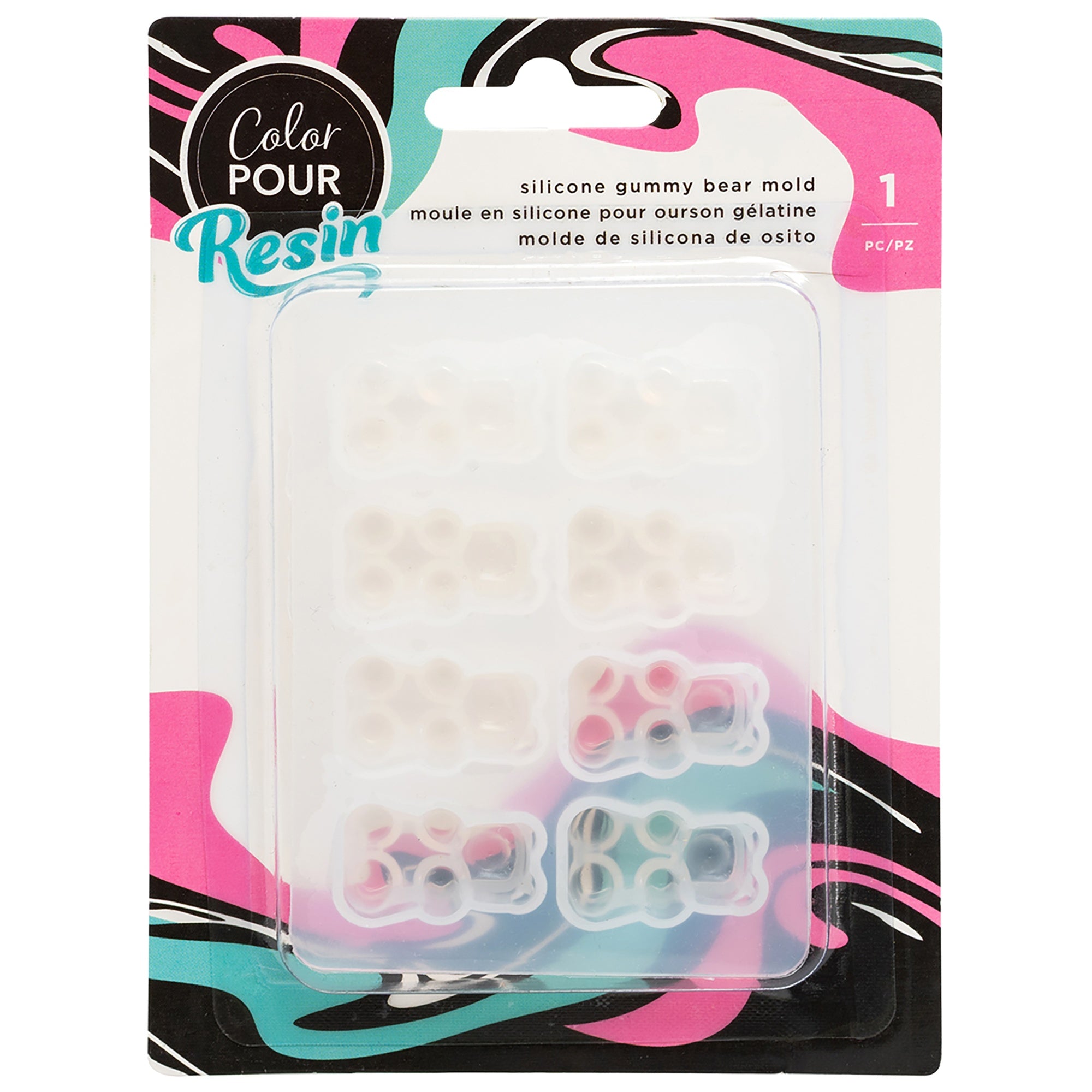 AC Color Pour Gummy Bear Resin Mold