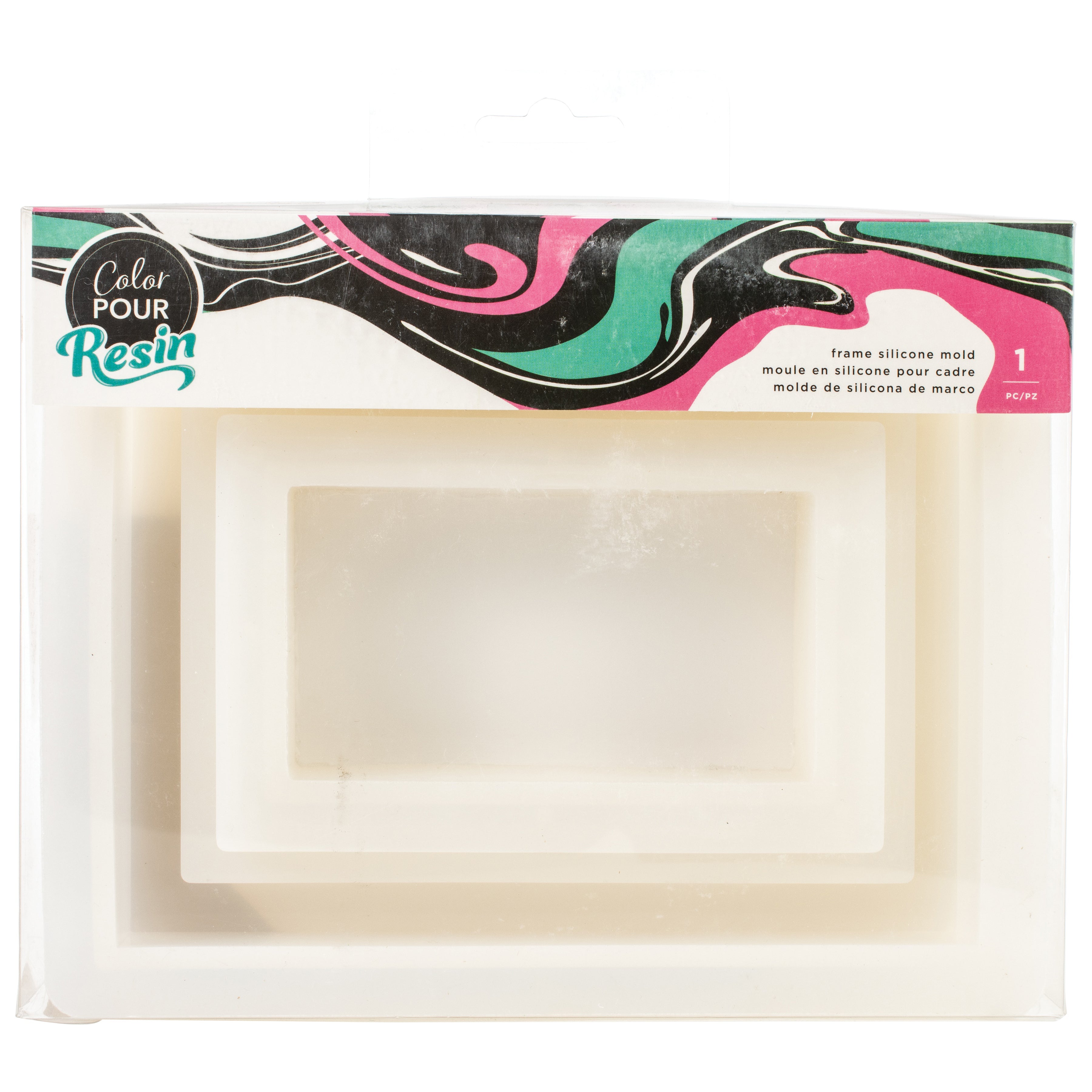 American Crafts Color Pour Resin Mold - Frame, 2 pack