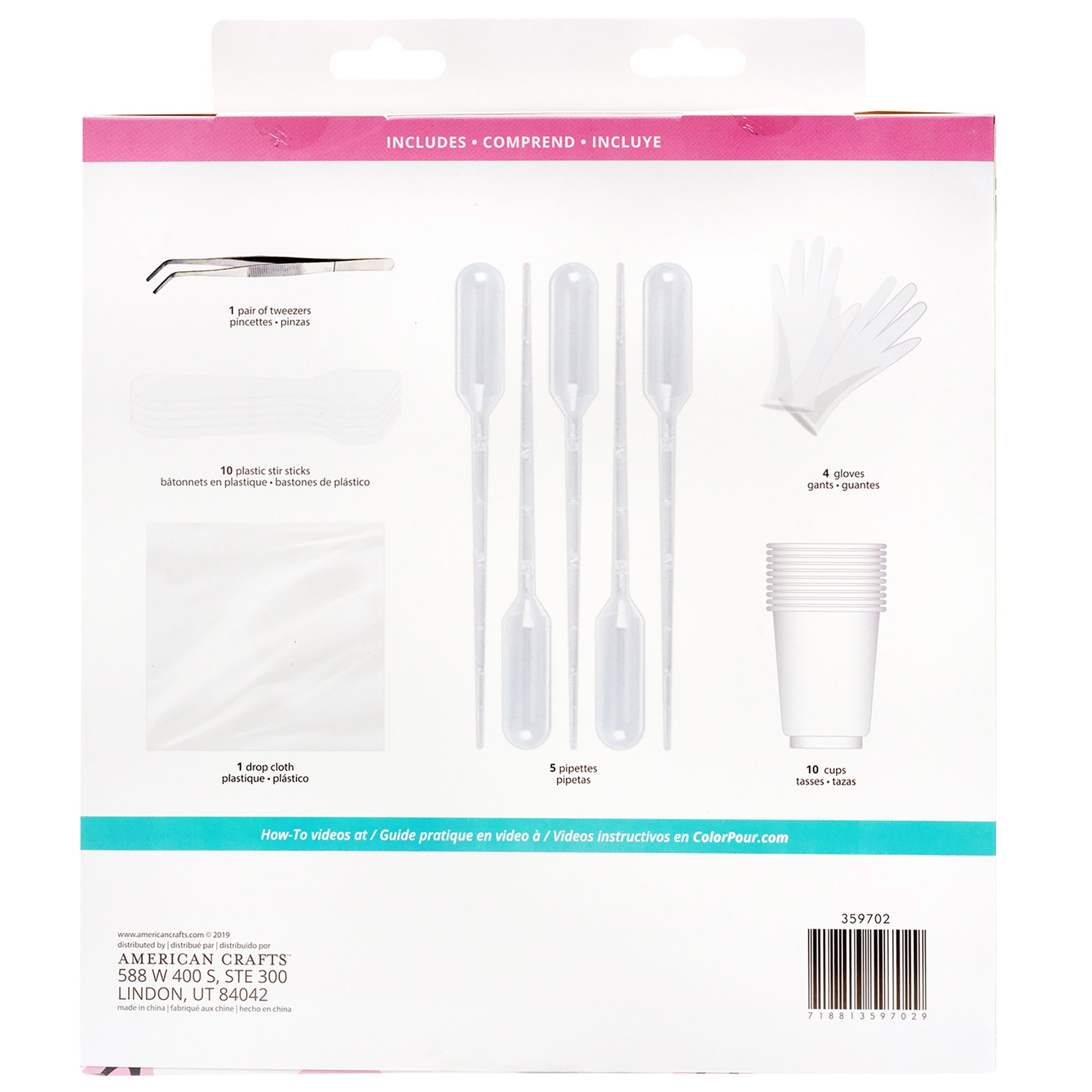 AC Color Pour Resin Tool Kit