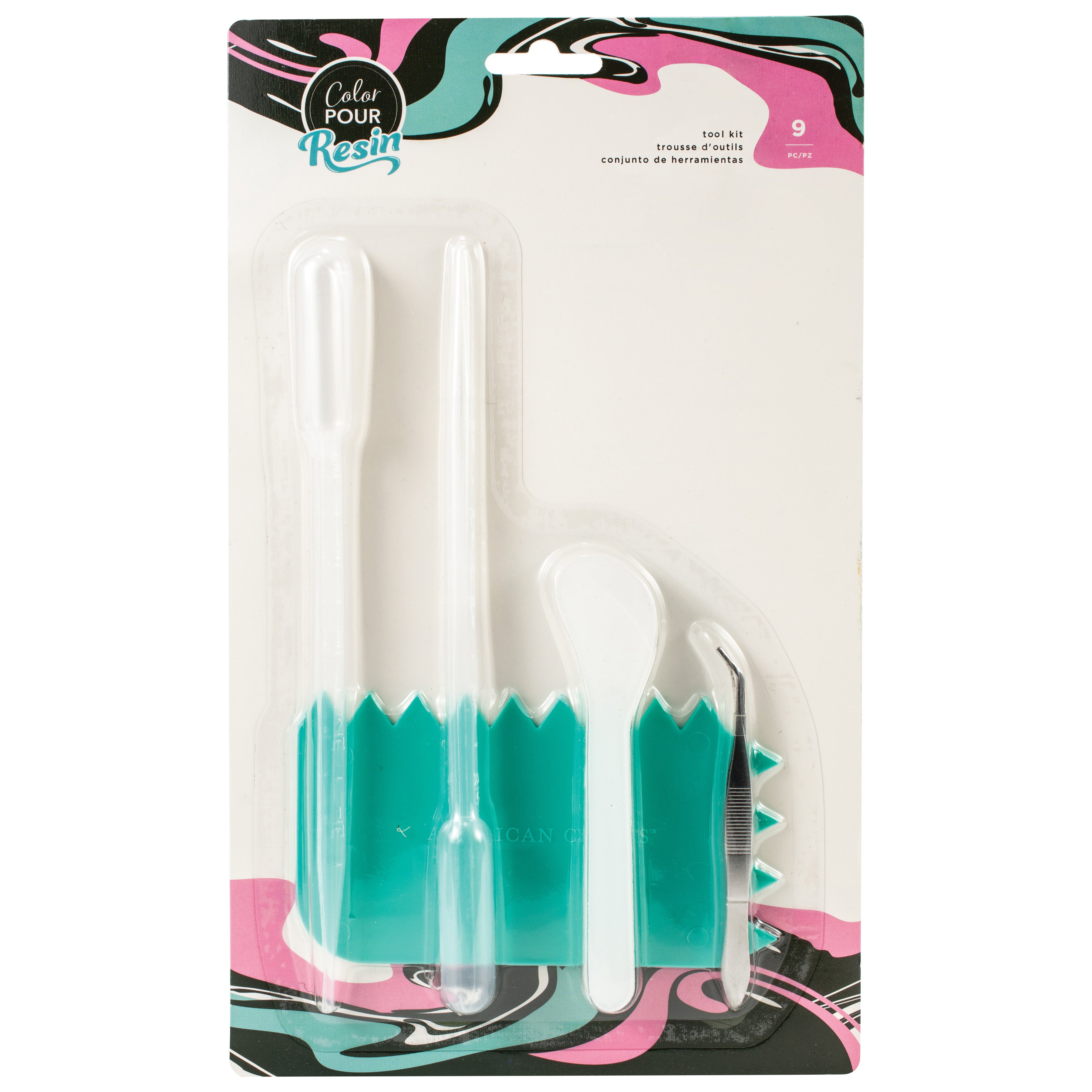 American Crafts Color Pour Resin Tool Kit