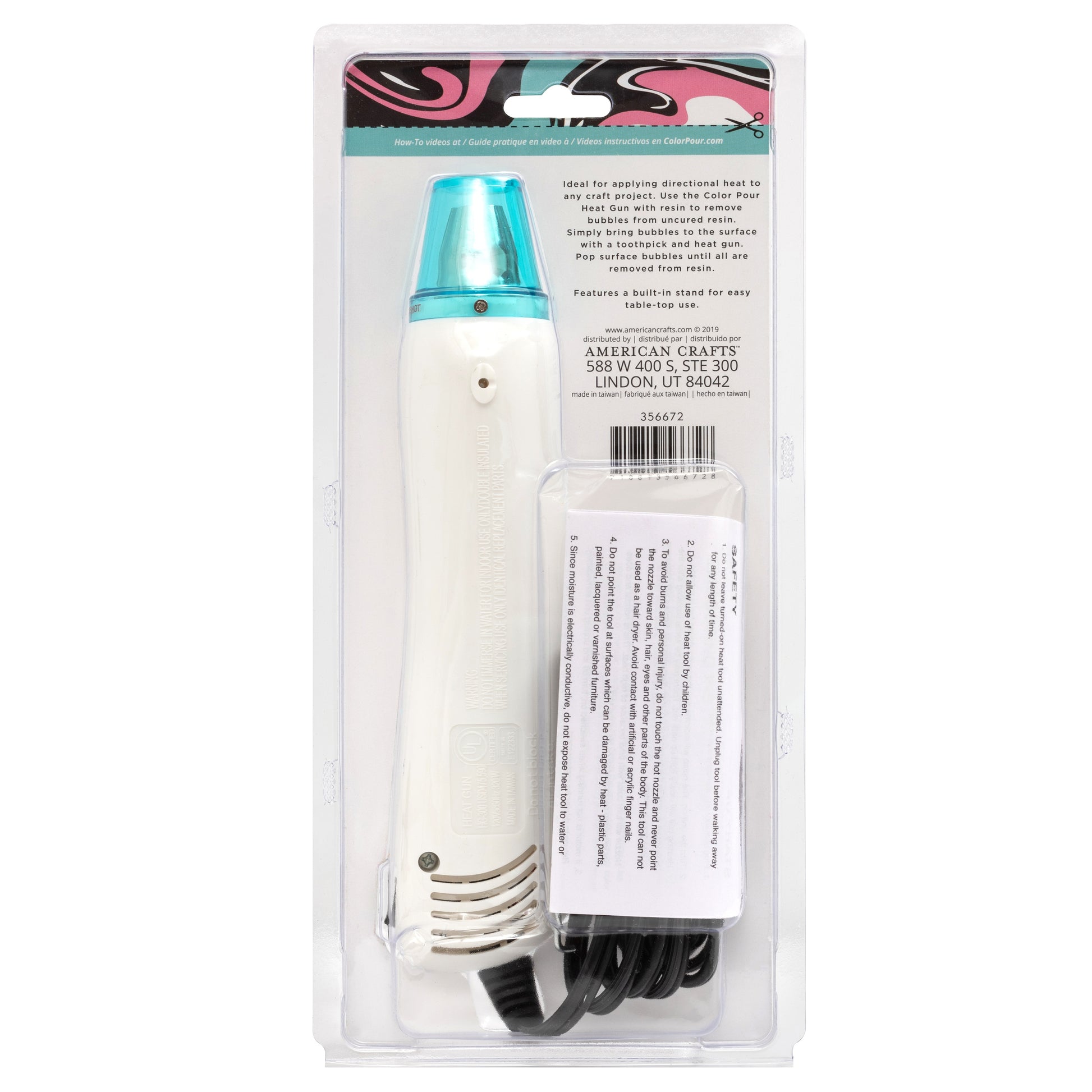AC Color Pour Resin Heat Gun