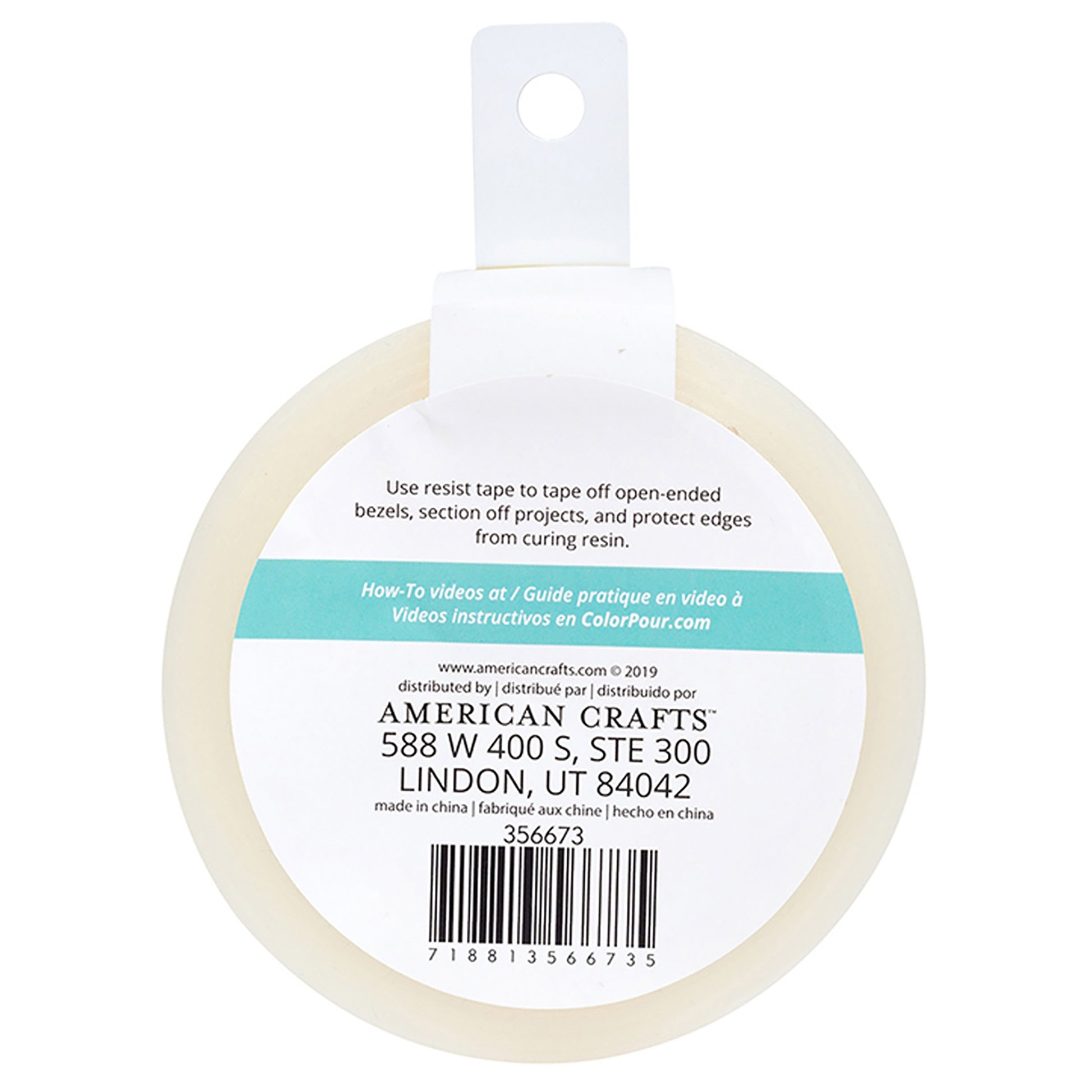 AC Color Pour Resin Resist Tape