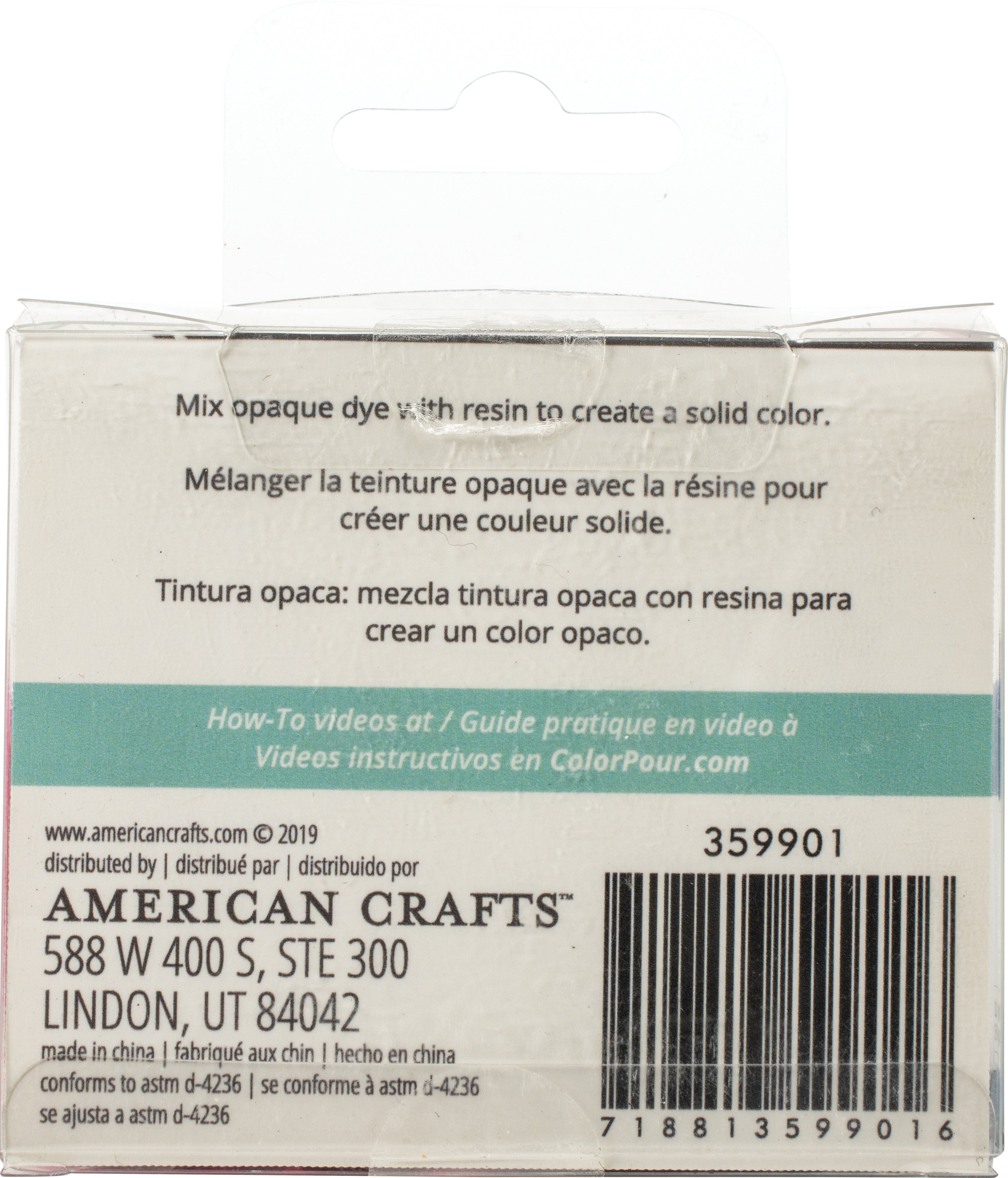 American Crafts Opaque Color Pour Resin Dye Sets
