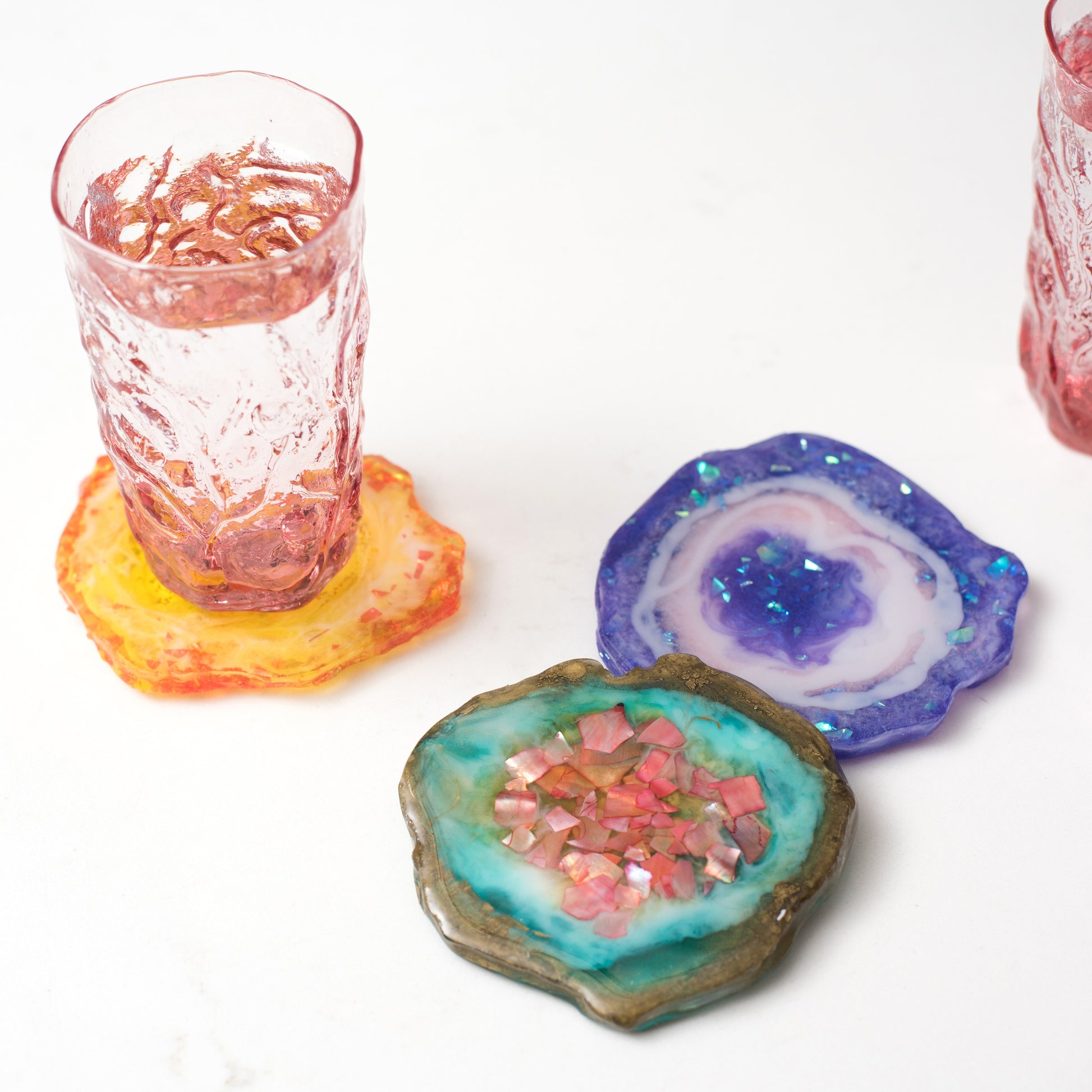 American Crafts Color Pour Translucent Resin Dyes, 4 pack