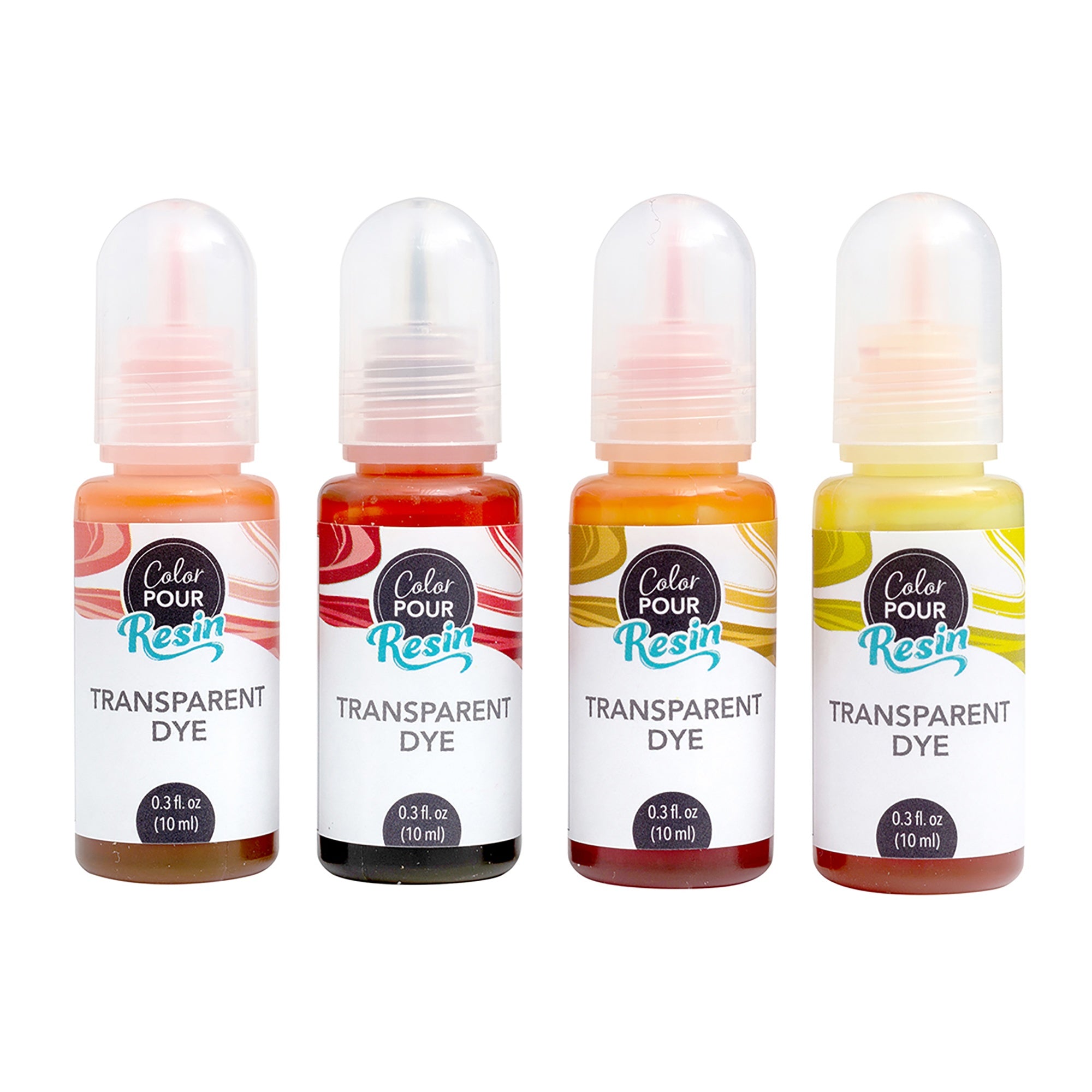 American Crafts Color Pour Translucent Resin Dyes, 4 pack