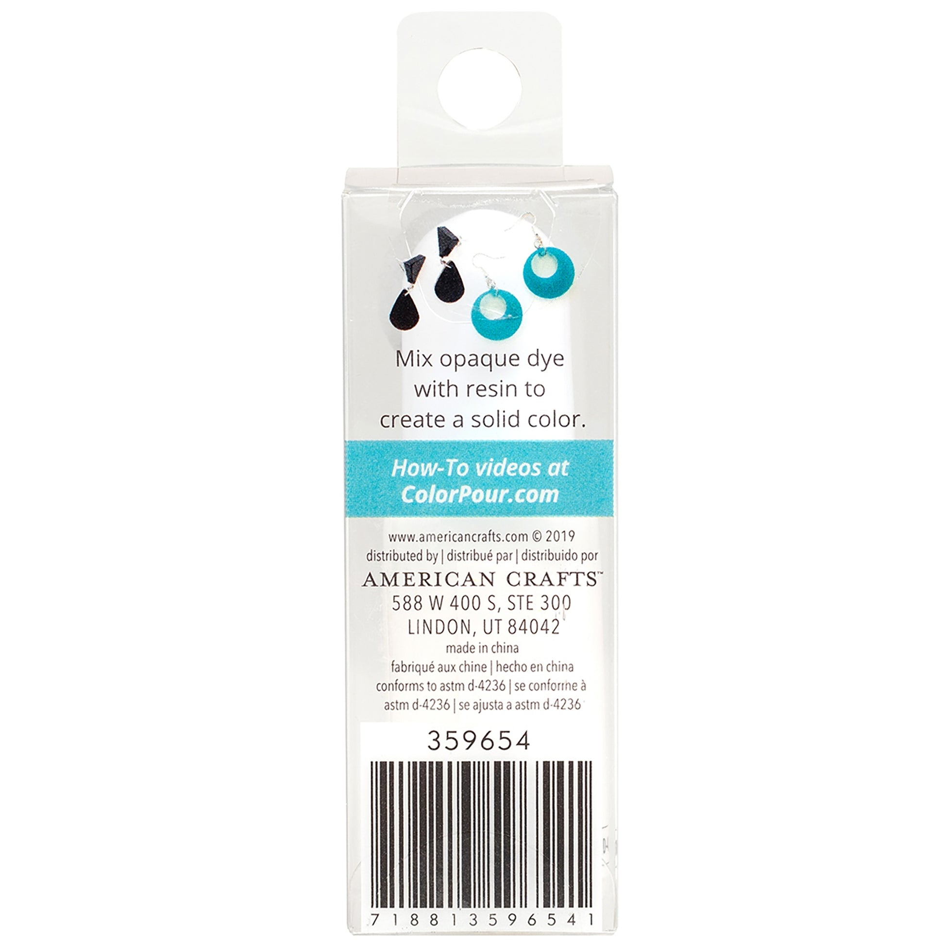 American Crafts Opaque Color Pour Resin Dye