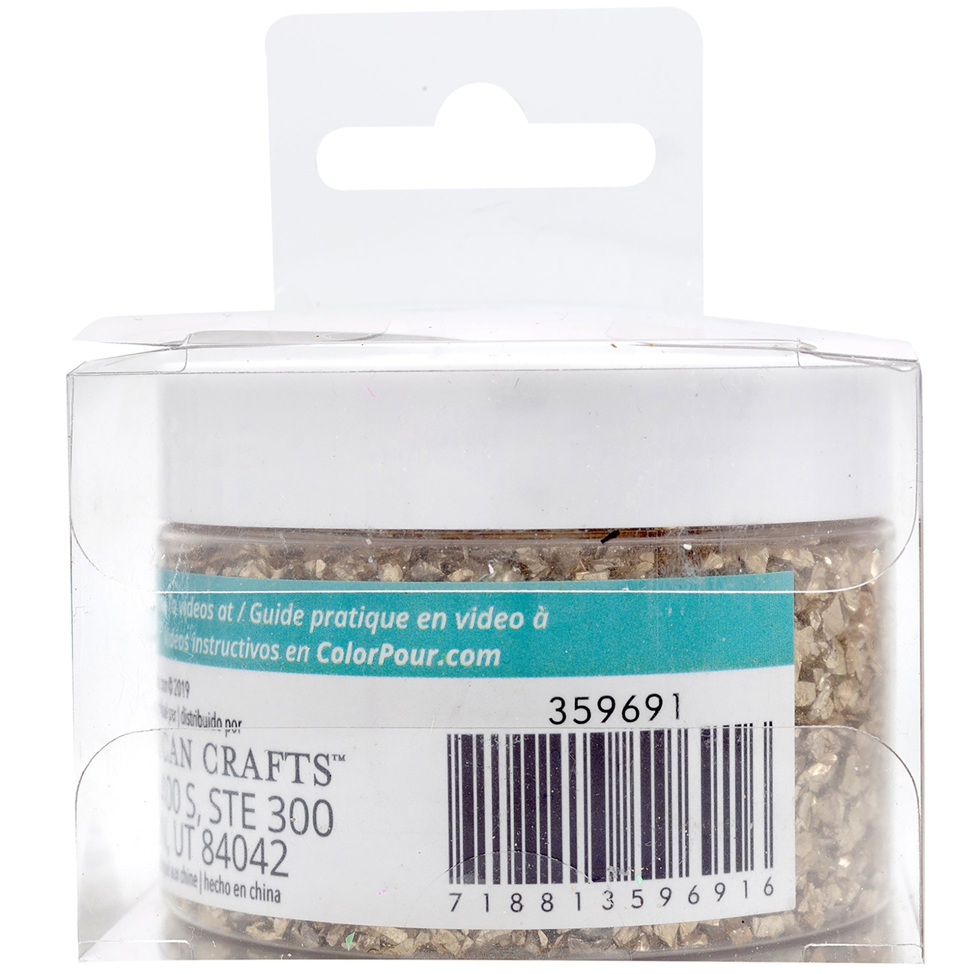 American Crafts Color Pour Resin Mix-Ins-Faux Gold Crushed Glass