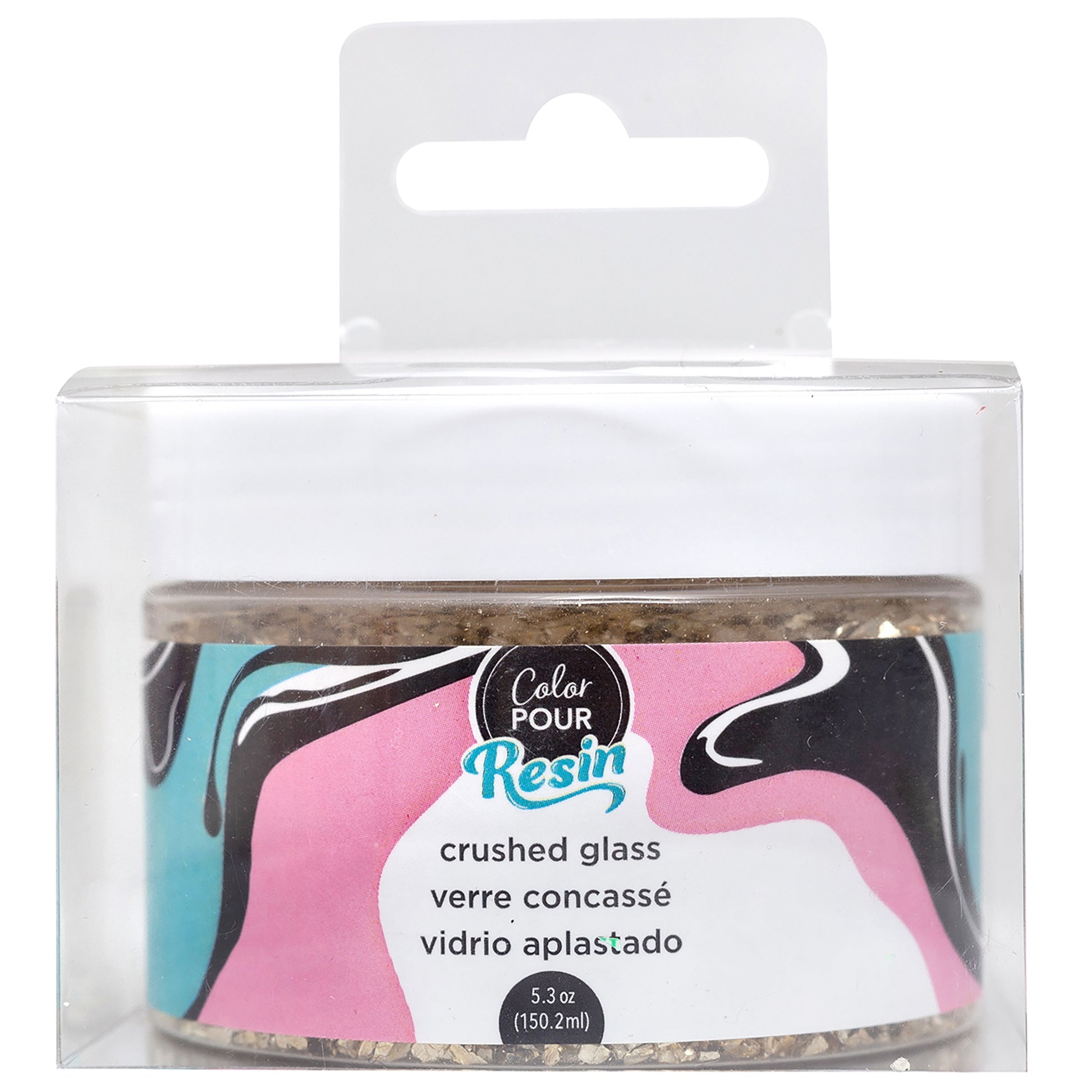 American Crafts Color Pour Resin Mix-Ins-Faux Gold Crushed Glass