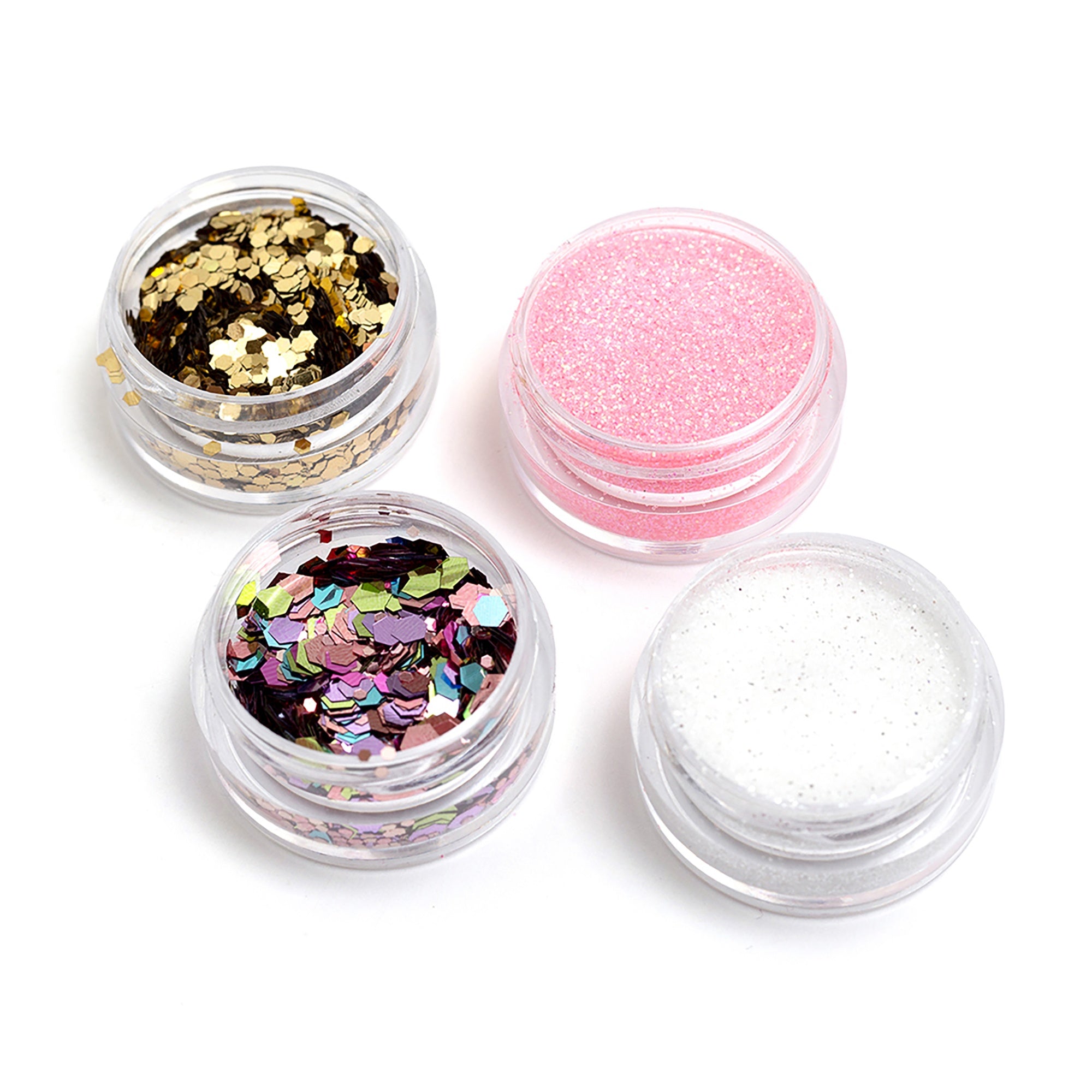 American Crafts Color Pour Resin Mix-Ins-Warm - White, Pink, Gold & Light Pink