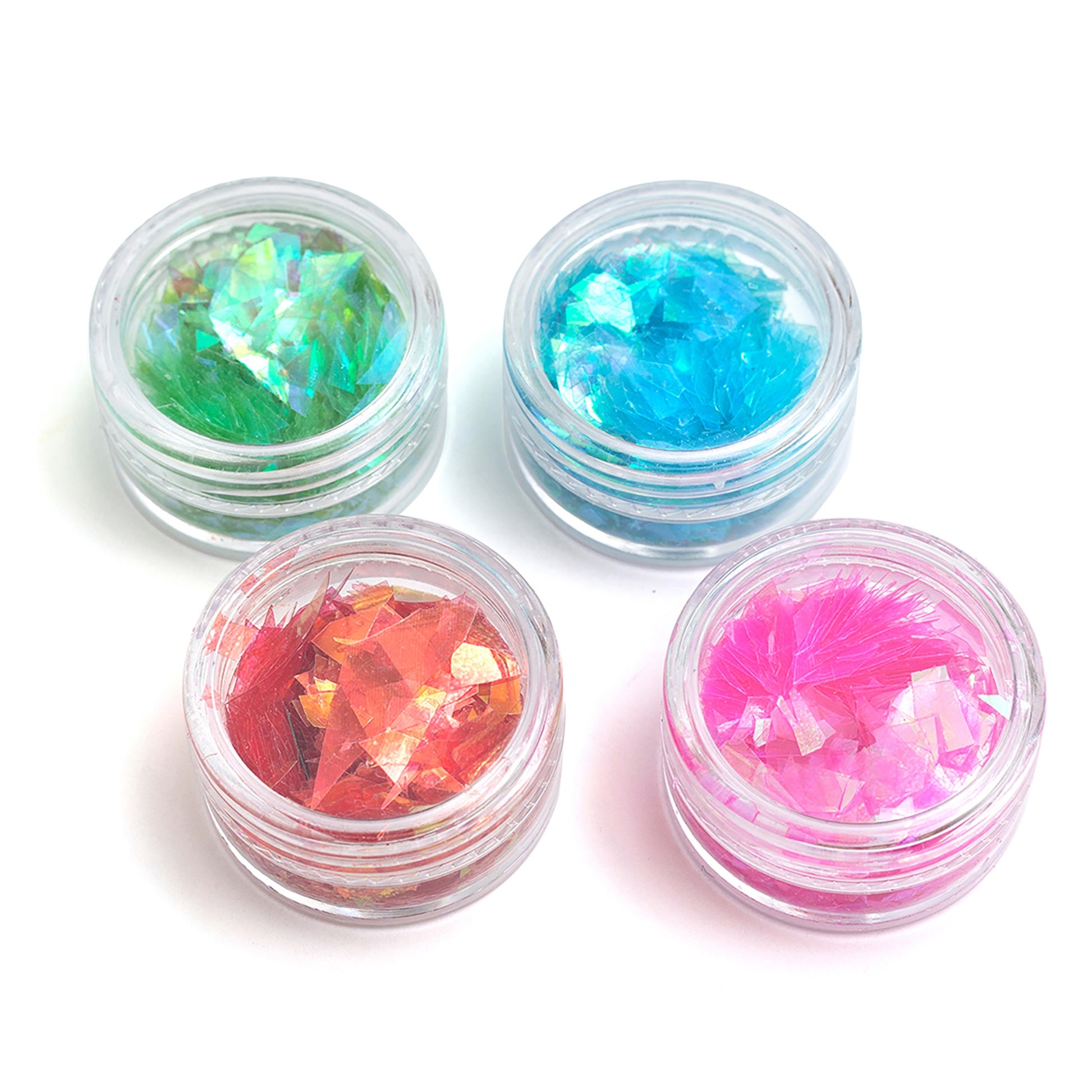 American Crafts Color Pour Resin Mix-Ins-Foil Flakes - Primary 4/Pkg
